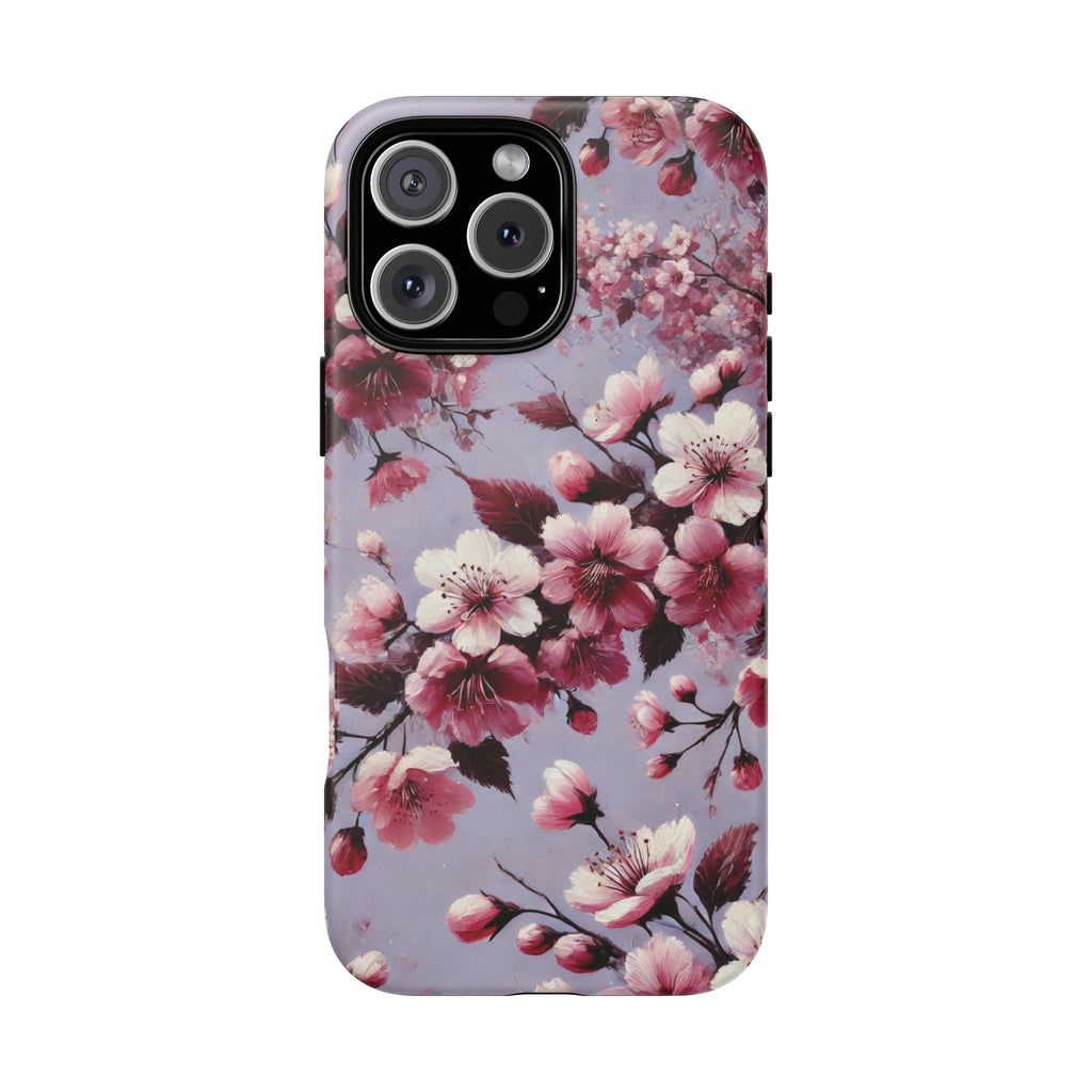 Lavender Floral Fall Phone Case for iPhone 16 pro15 14 13 12  21 23 Samsung, and Pixel | Stylish Protective Cover Gift for Her Perfect for Floral Lover