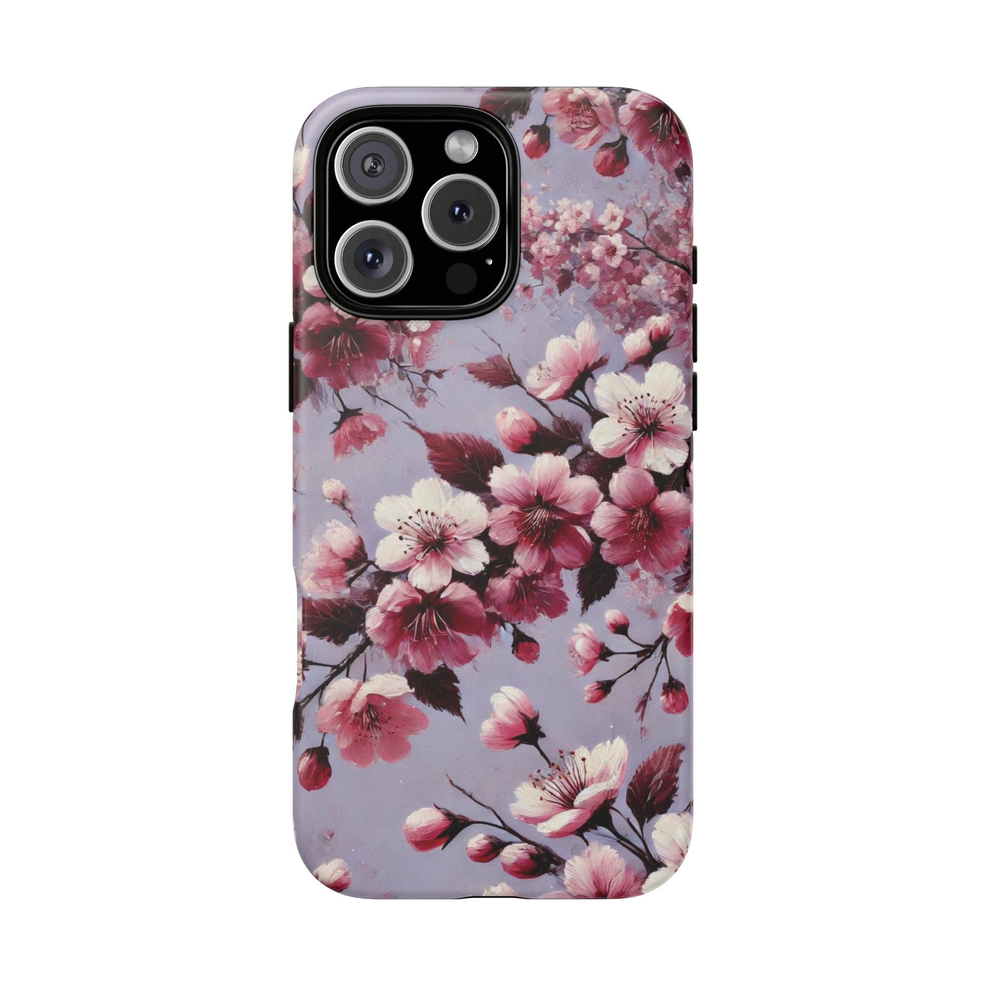 Lavender Floral Fall Phone Case for iPhone 16 pro15 14 13 12  21 23 Samsung, and Pixel | Stylish Protective Cover Gift for Her Perfect for Floral Lover