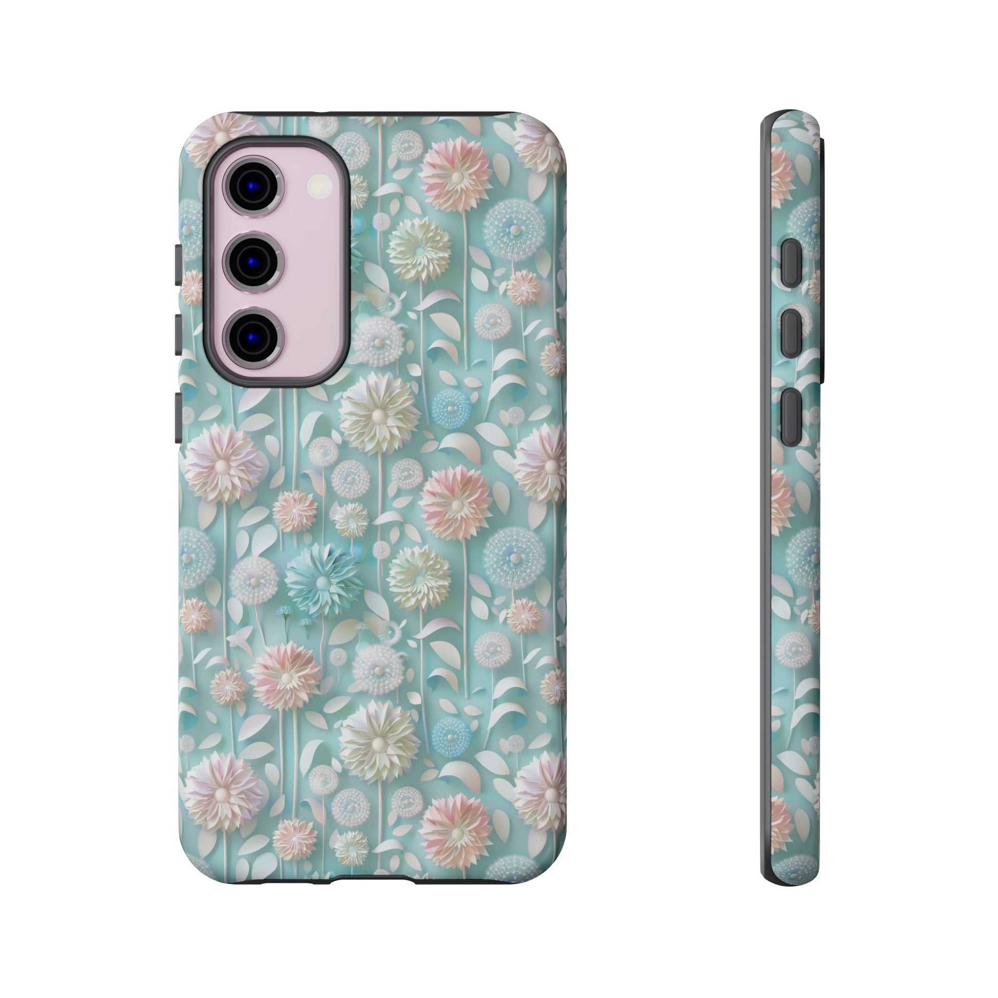 Pastel Floral Phone Case for iPhone & Samsung | Elegant and Slim Design with Shockproof Protection | Durable, Scratch-Resistant, and Lightweight | Stylish Accessory