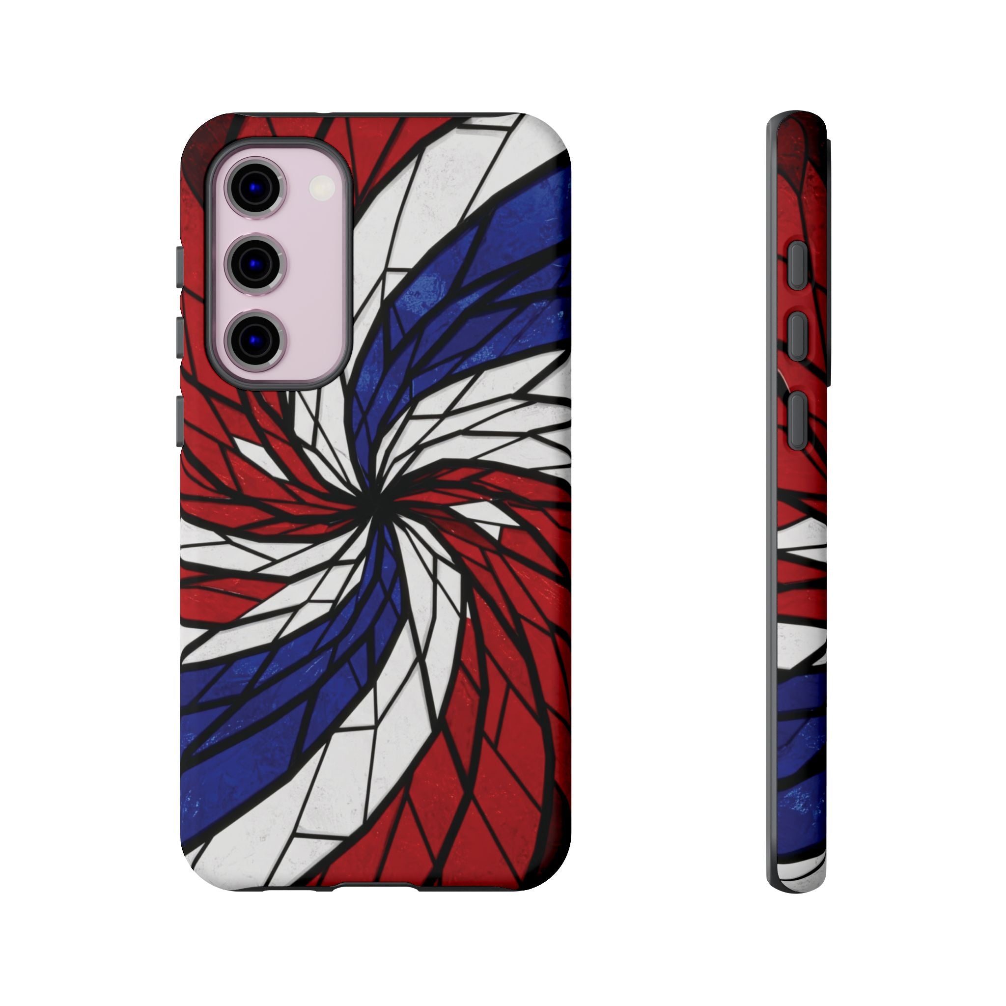 Patriotic Red White & Blue Phone Case – USA Flag Design, Independence Day Gift, Protective Cover for iPhone, Samsung, Pixel