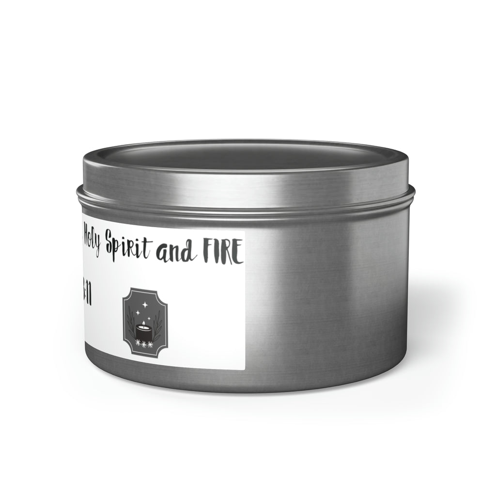 New House Sacred Light Divine Verse Tin Candles Embrace Peace with 4oz/8oz Coconut Soy Wax, Hand-Poured in USA. Lead-Free Wick, 20-40hr Burn. Evergreen, Vanilla, More Spiritual Ambiance Awaits Pure Harmony Grace..