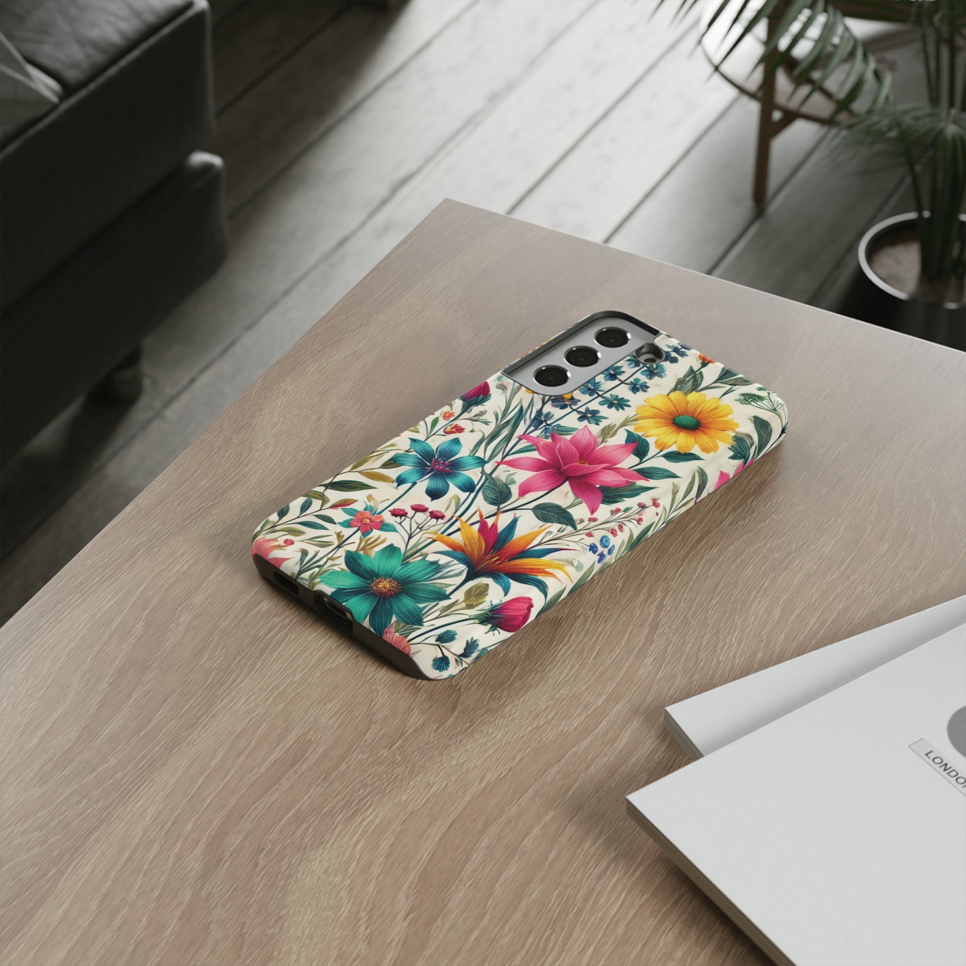 Wildflowers Boho Chic Design Phone Case - Stylish, Protective Cover for All Models Gift for Mom Accessory Gift for Her
