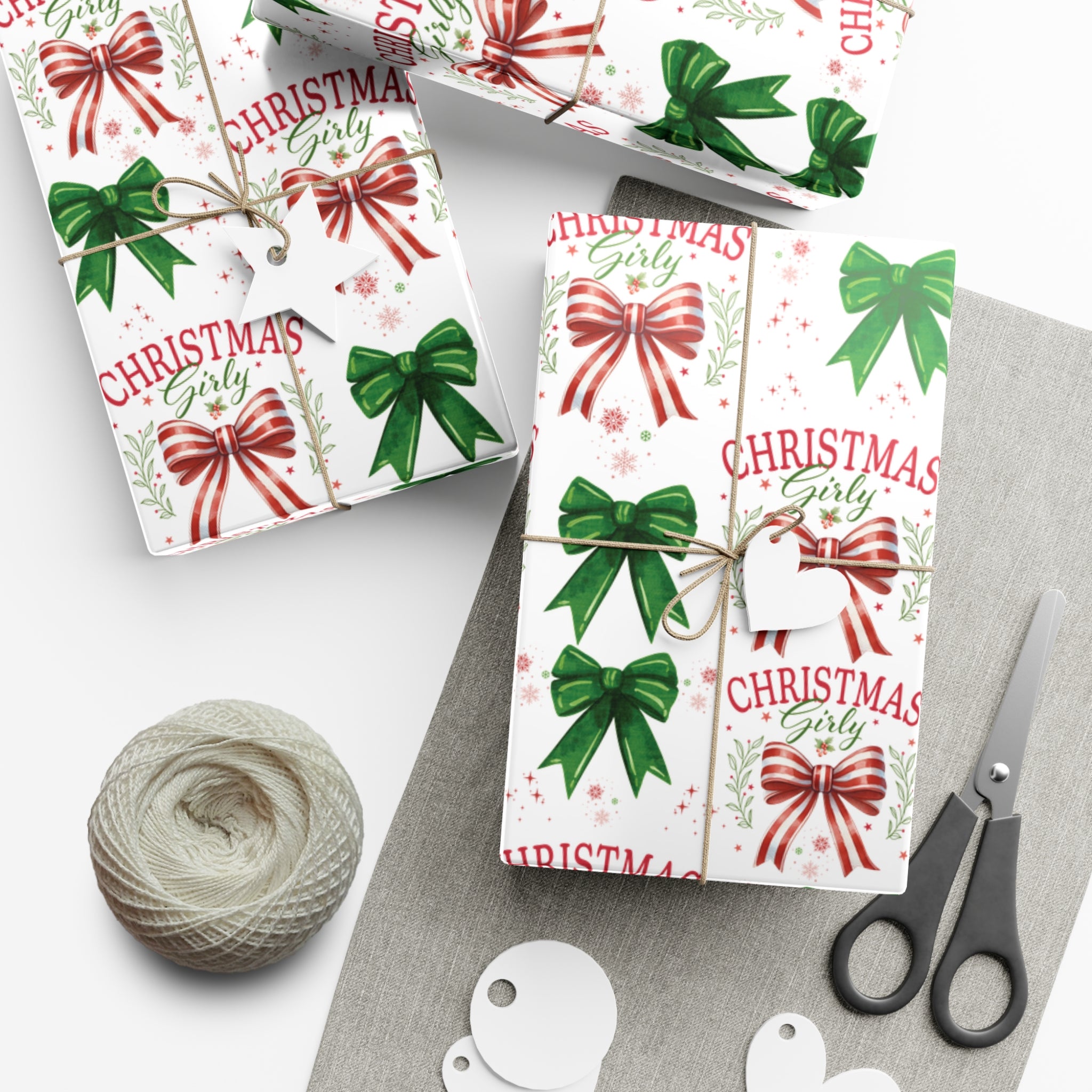 Girly Christmas Wrapping Paper | Cozy Holiday Gift Wrap | Perfect for Christmas Presents, Wedding Celebrations, and Winter Wonderland Themes Christmas - MRSBYVALLE