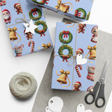 Christmas 3D Illusion Boho Wrapping Paper Stylish Holiday Gift Wrap with Festive Design | Premium Quality, Easy to Cut & Fold | Perfect for Christmas Presents - MRSBYVALLE