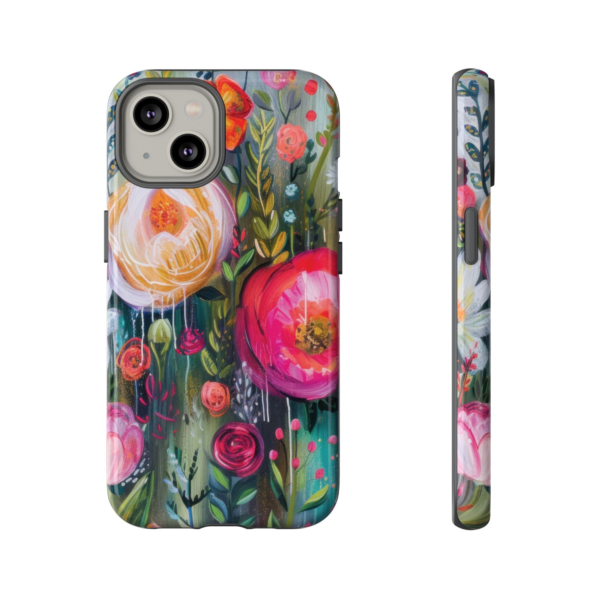 Watercolor Boho Floral Phone Case for iPhone 17 case Samsung, and Pixel | Stylish Protective Cover Gift for Her Perfect for Floral Lover