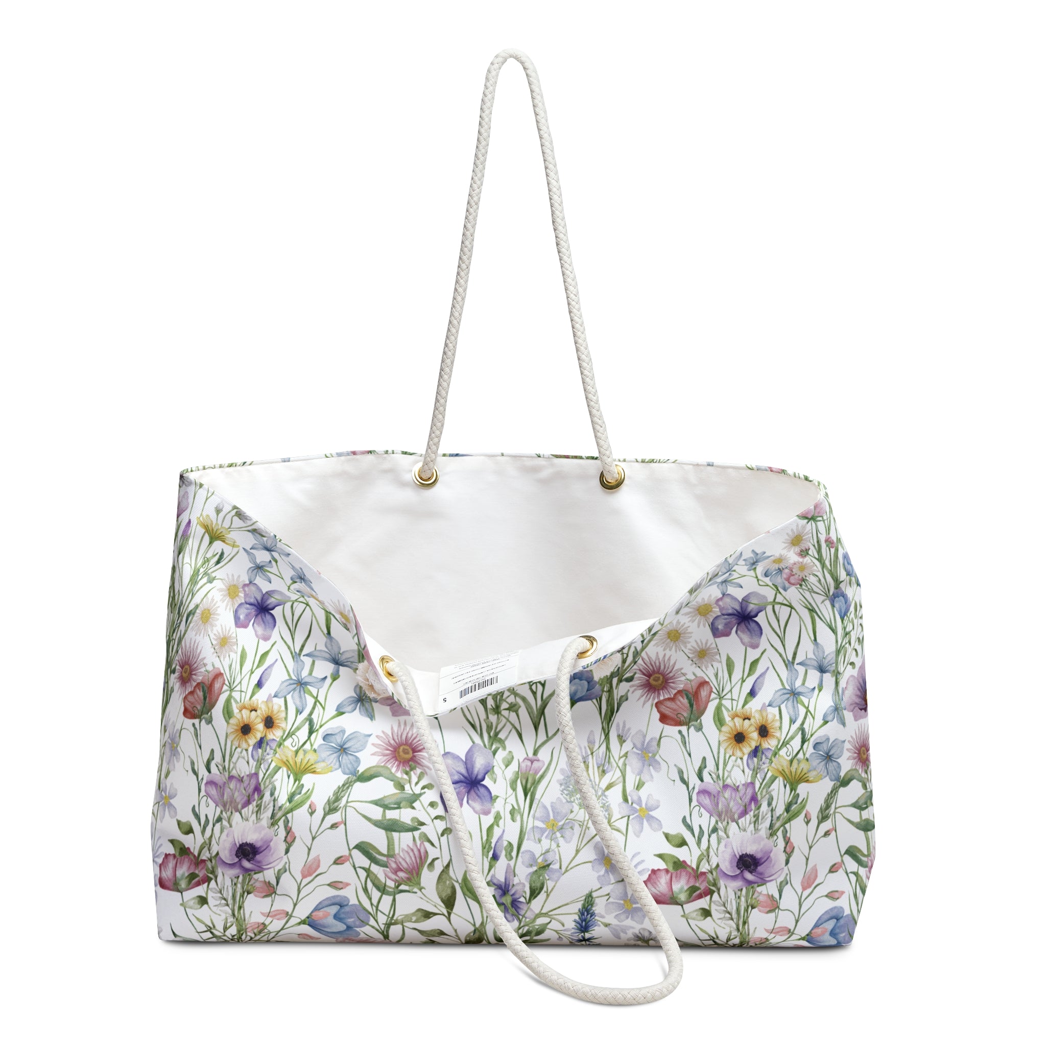 Sac de week-end – Sac de voyage "Idéal pour Maman" Motif Fleurs Sauvages