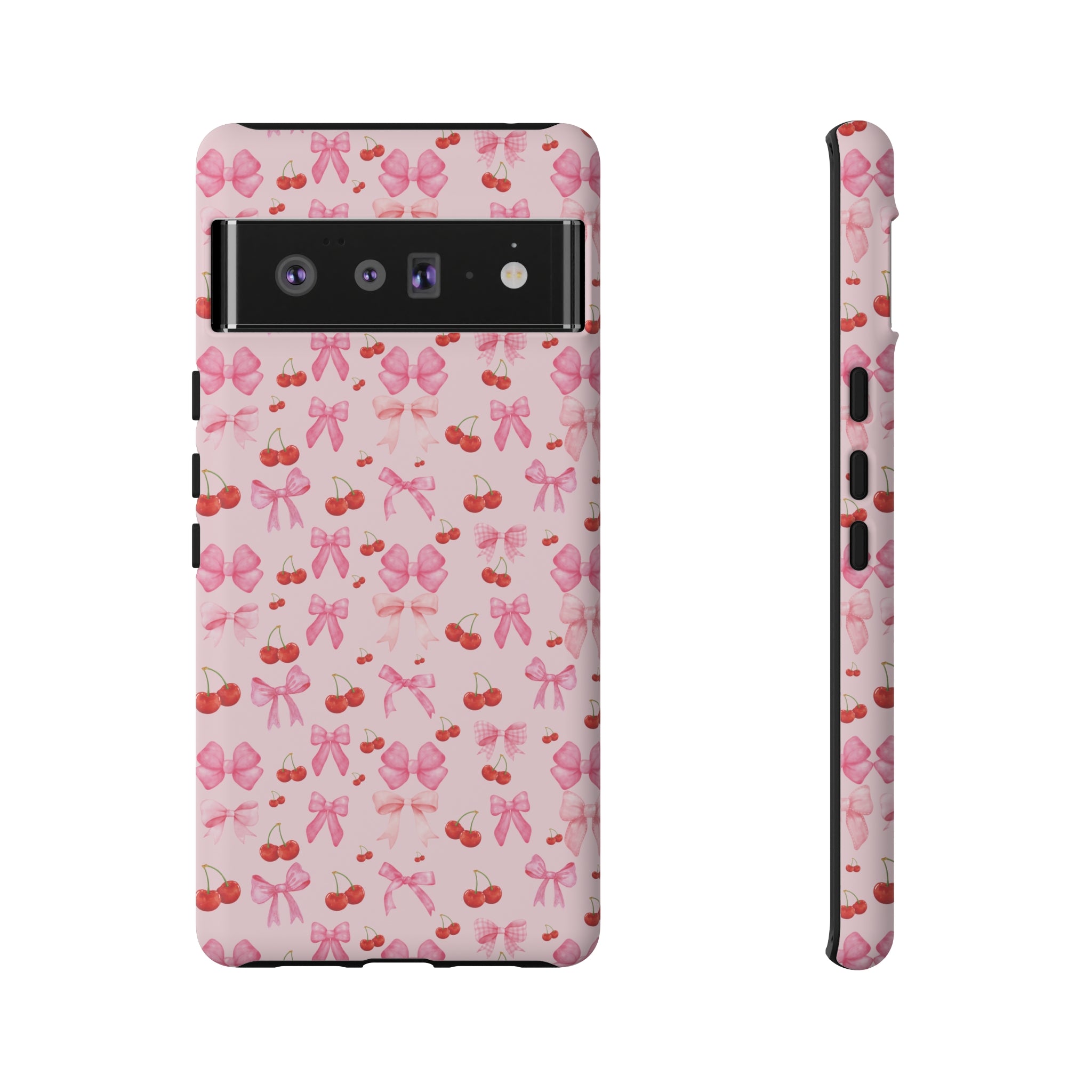 Coquette phone case Cherry Coquette Ribbon Bow iPhone Case Fruity, Girly Gift for Her Phone 15, Samsung iPhone Samsung Gift for Her Case iPhone 15, Samsung iPhone Samsung Accessory Gift for Her.