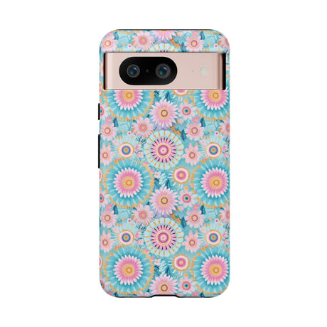 Boho Modern Watercolor Abstract Phone Case Compatible with iPhone, Samsung & More - Stylish, Durable Protection with Vibrant Artistic Design Perfect Gift for Her