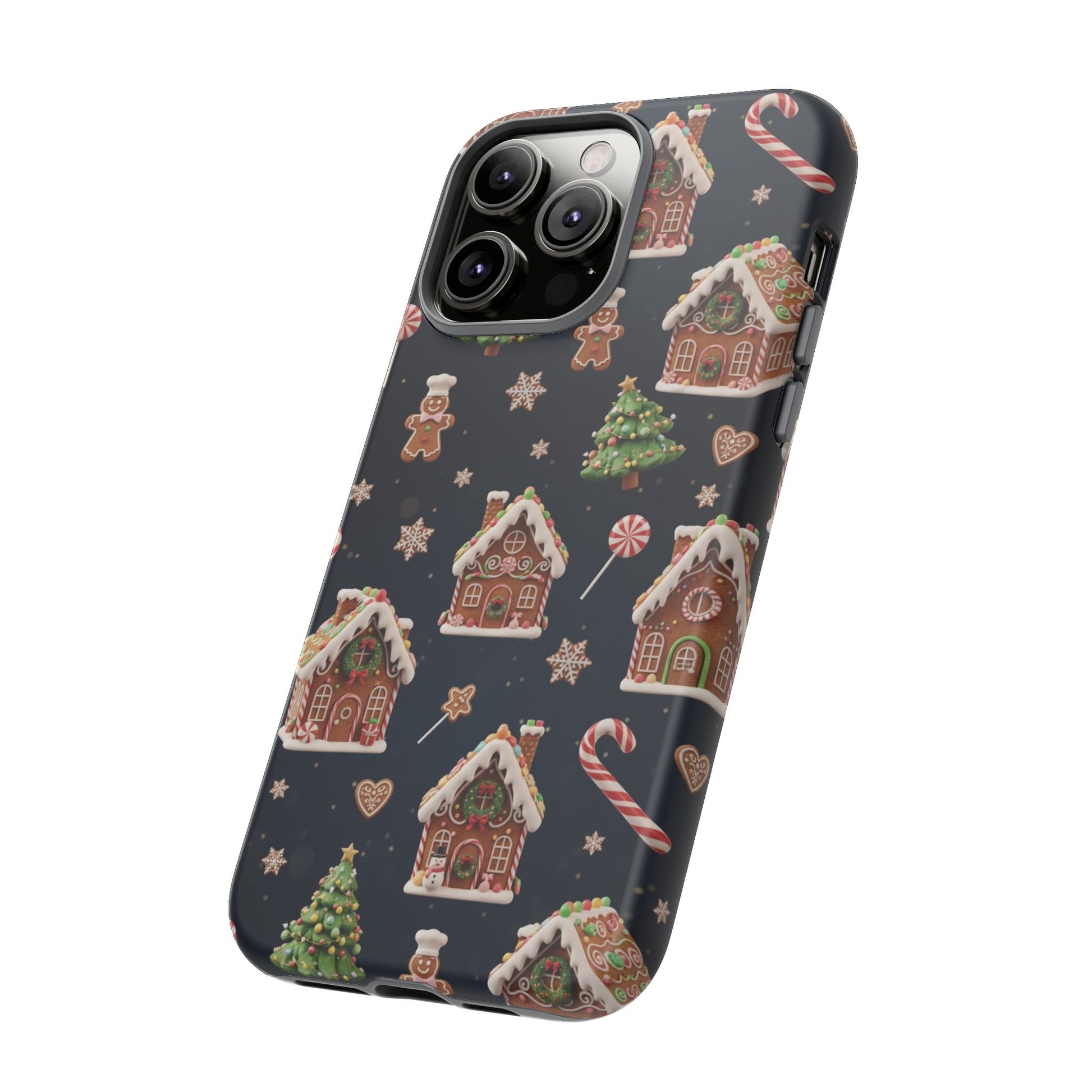 3D Gingerbread House Christmas Phone Case | Premium Holiday Gift Cover for iPhone 17, iPhone, and Samsung Galaxy Gift for Her or Him
