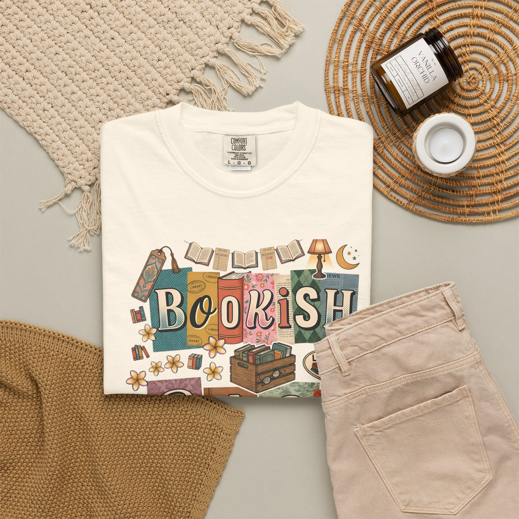 Bookish Babe Reader T-Shirt — Book Lover Tee for Teachers & Avid Readers