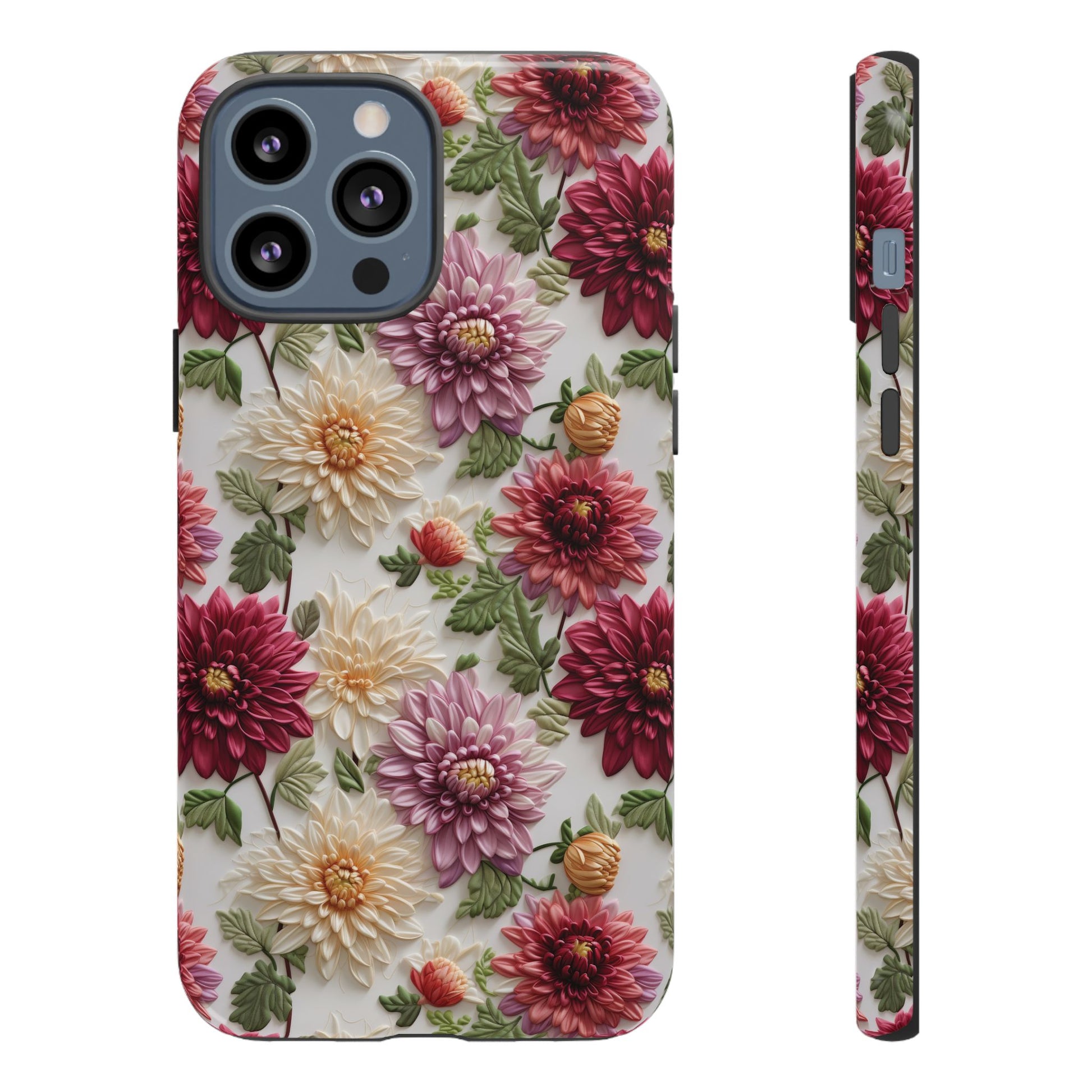 Floral Fall Phone Case for iPhone 16 pro15 14 13 12  21 23 Samsung, and Pixel | Stylish Protective Cover Gift for Her Perfect for Floral Lover