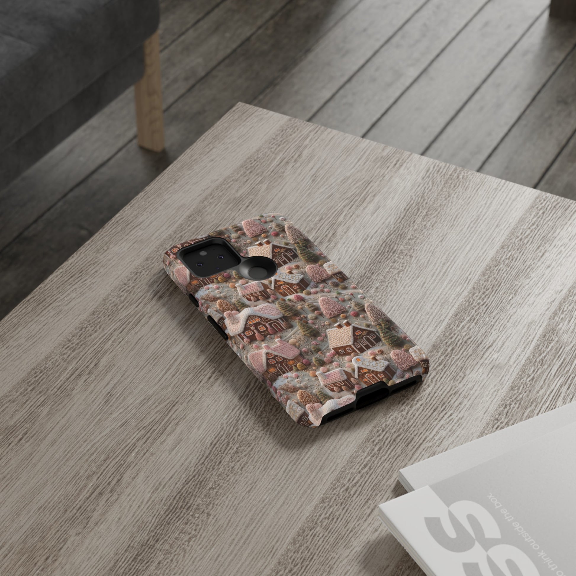 Gingerbread House 3D Phone Case Durable for iPhone Samsung Gift iPhone 15, 14, 13 Samsung Pixel Gift for Mom Accessory Gift for Her