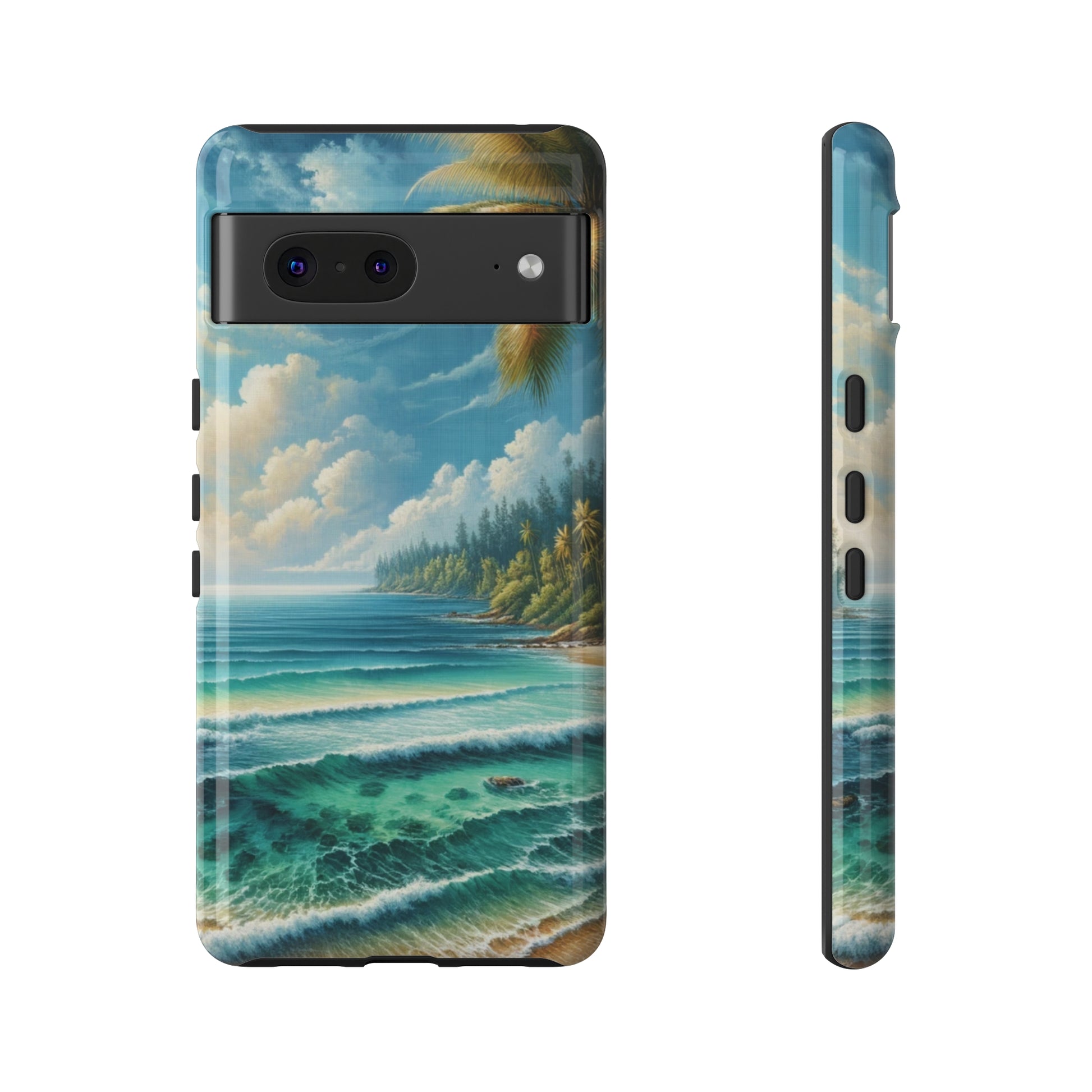 Coastal Serenity Ocean Beach View Protective Phone Case Gift for Her Phone 15, Samsung iPhone Samsung Gift for Her Case iPhone 15, Samsung iPhone Samsung Accessory Gift for Her.