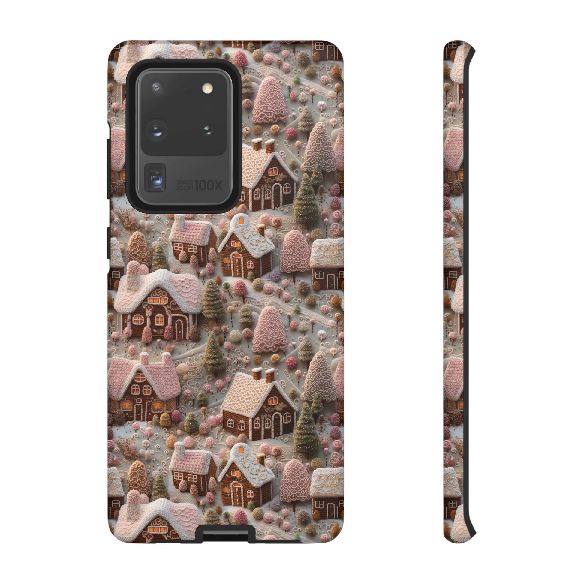 Gingerbread House 3D Phone Case Durable for iPhone Samsung Gift iPhone 15, 14, 13 Samsung Pixel Gift for Mom Accessory Gift for Her