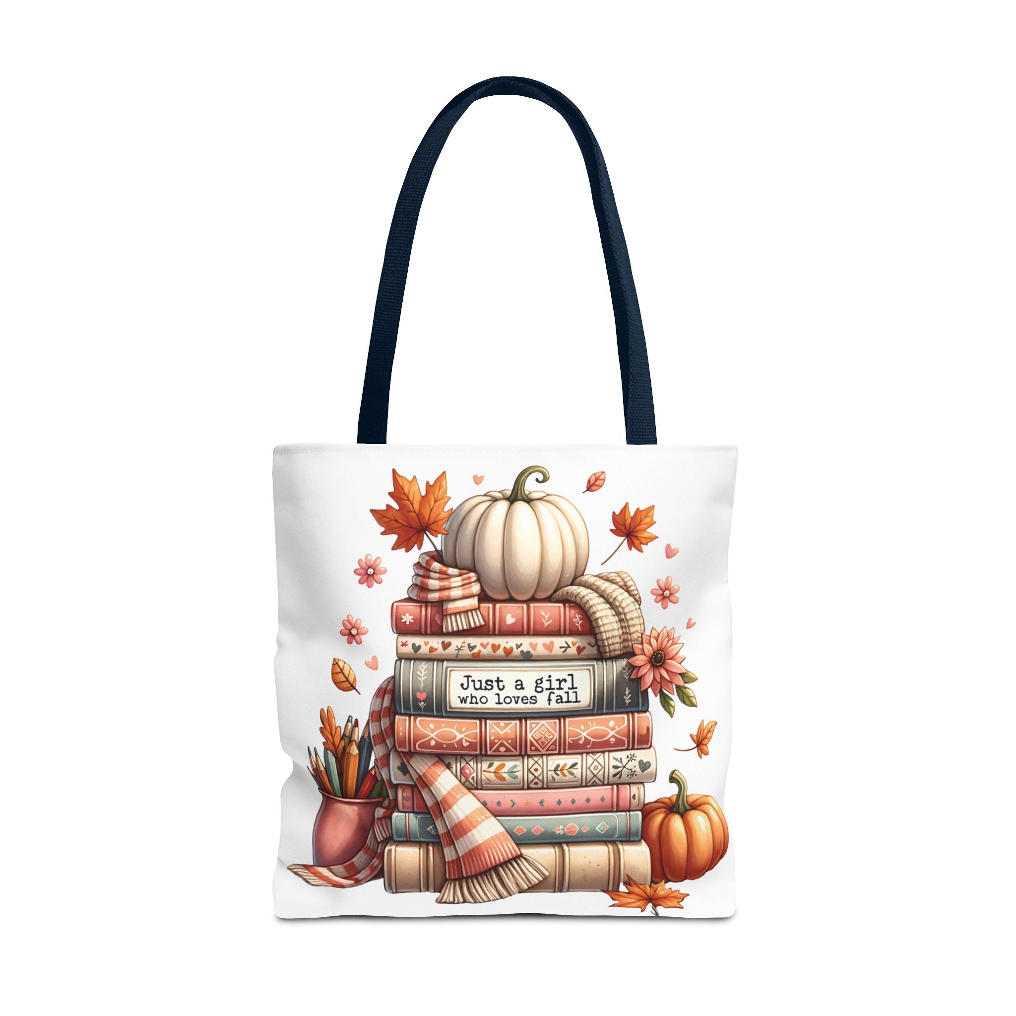 Fall Books Tote Bag - Autumn Accessory for Book Lovers - MRSBYVALLE