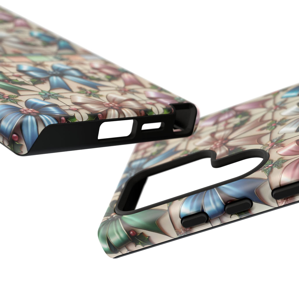 Coquette Bows Pastel Phone Case for iPhone 17 ,  15 14 13 12  21 23 Samsung, and Pixel | Stylish Protective Cover Gift for Her Perfect for Floral Lover