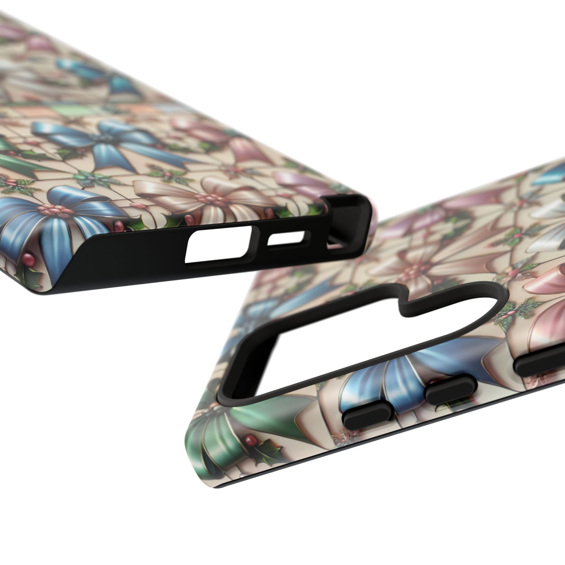 Coquette Bows Pastel Phone Case for iPhone 17 ,  15 14 13 12  21 23 Samsung, and Pixel | Stylish Protective Cover Gift for Her Perfect for Floral Lover