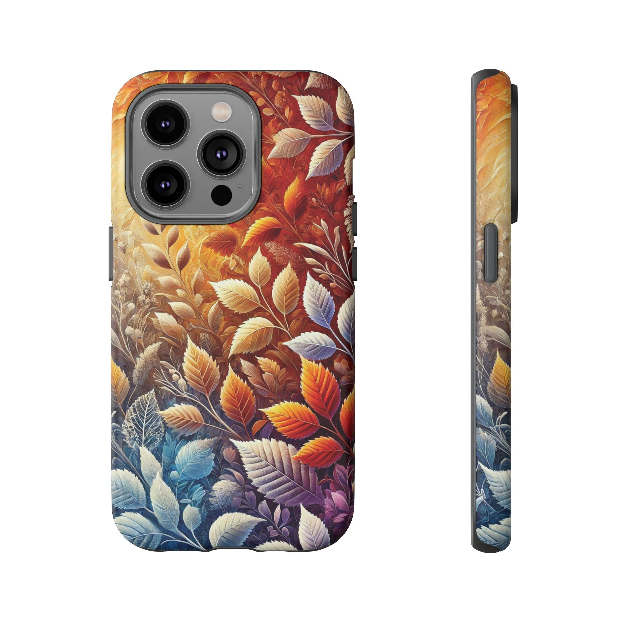 Beautiful Colorful Leaves Phone Case Vibrant Autumn Design for iPhone & Samsung, Durable Protection with Eye Catching Style, Perfect for Nature Lovers & Seasonal Charm Gift for Her