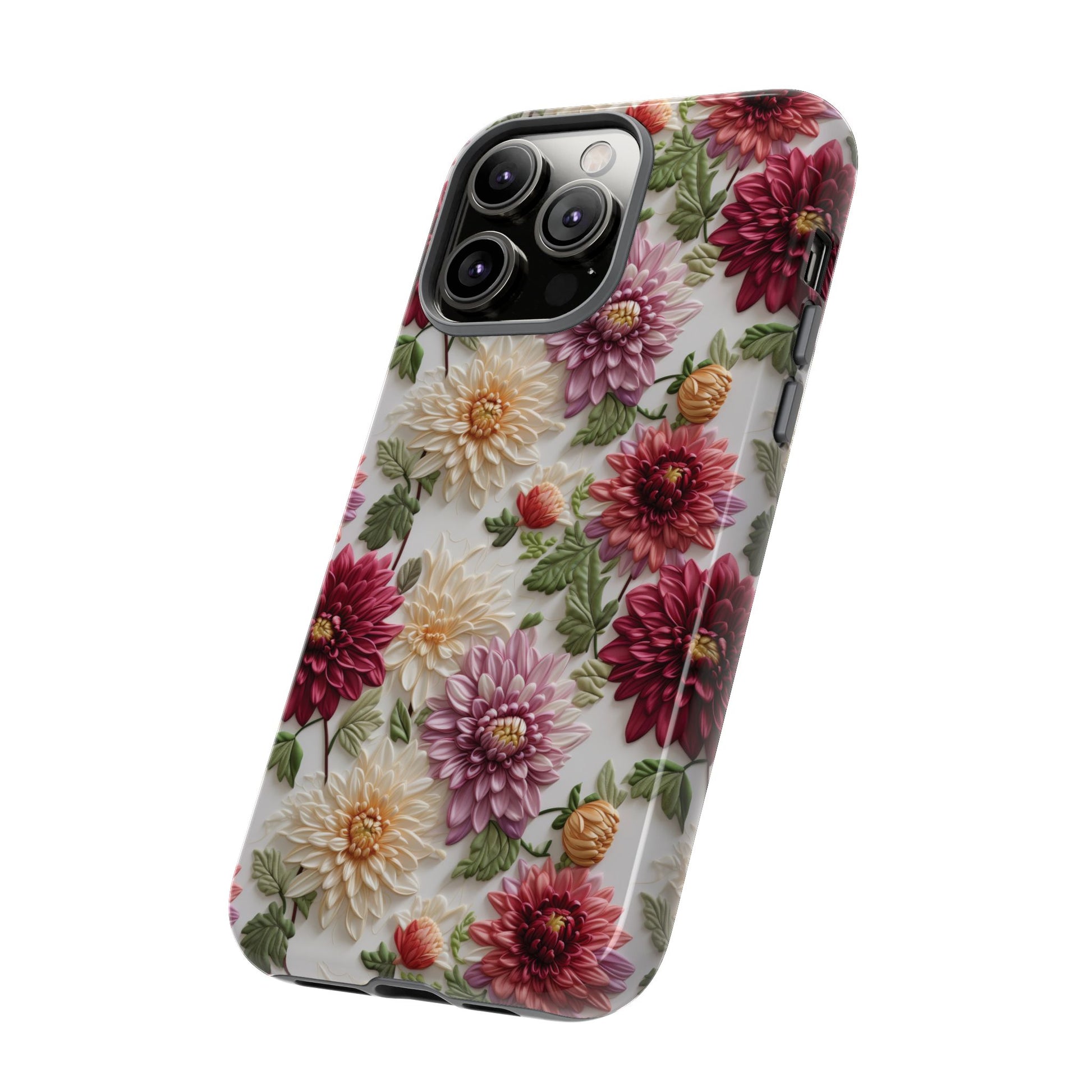 Floral Fall Phone Case for iPhone 16 pro15 14 13 12  21 23 Samsung, and Pixel | Stylish Protective Cover Gift for Her Perfect for Floral Lover