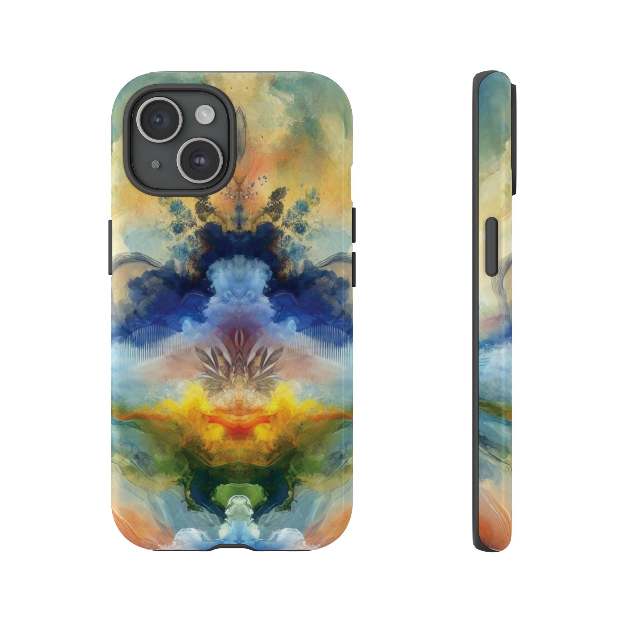 Modern Watercolor Abstract Phone Case Compatible with iPhone, Samsung & More - Stylish, Durable Protection with Vibrant Artistic Design Perfect Gift for Her