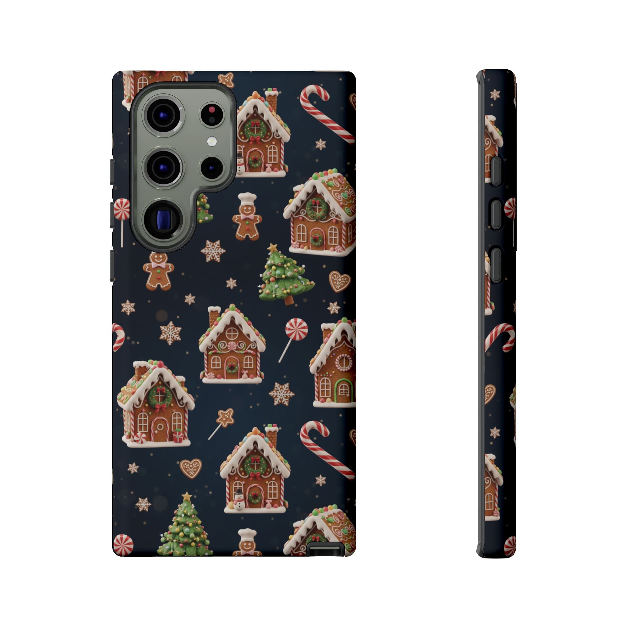 3D Gingerbread House Christmas Phone Case | Premium Holiday Gift Cover for iPhone 17, iPhone, and Samsung Galaxy Gift for Her or Him