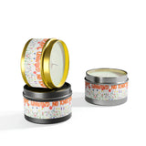 New House Bloom & Glow Elegant Floral Aromas in 4oz/8oz Tin Candles Essence of Nature Collection Unveil Serenity Romance with Exquisite Botanical Scents. Pure Harmony & Grace..