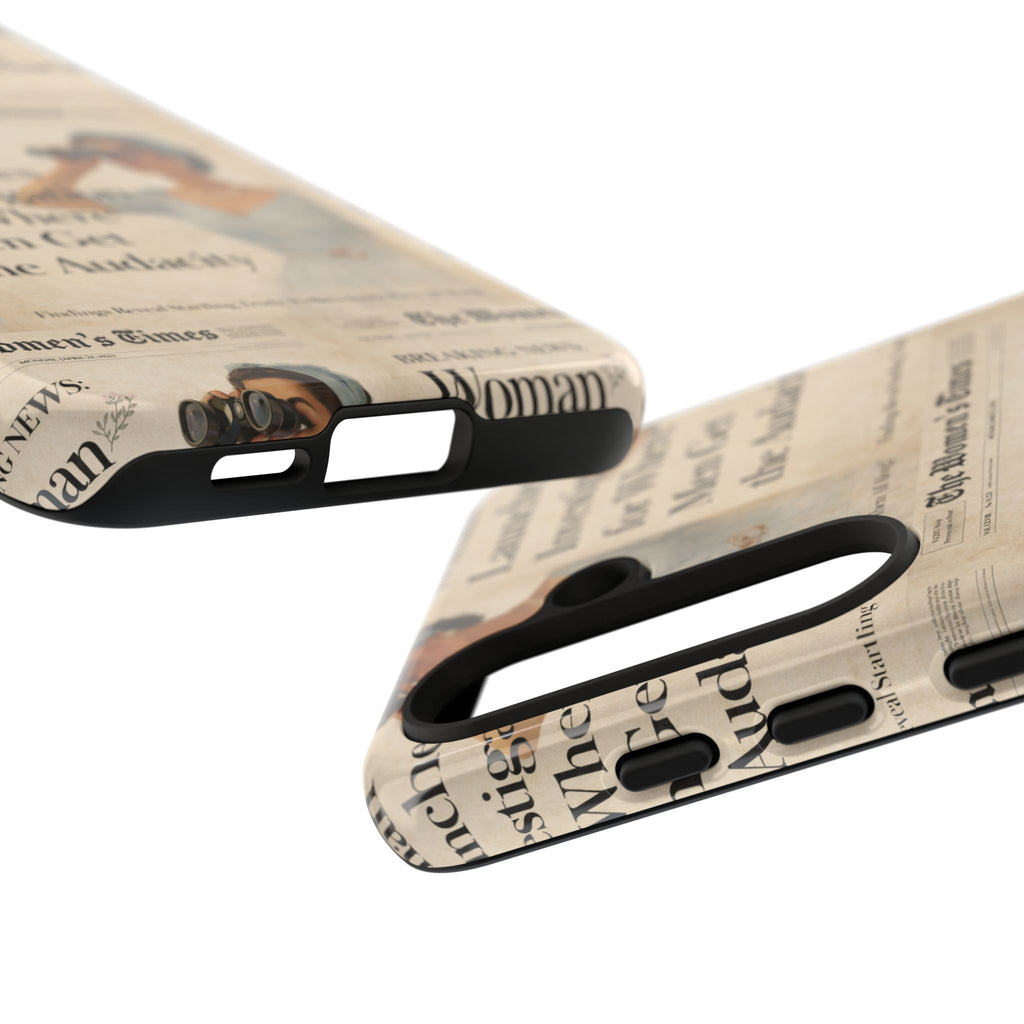 Funny Vintage Sarcastic Women Phone Case | Retro Sarcasm Text Design