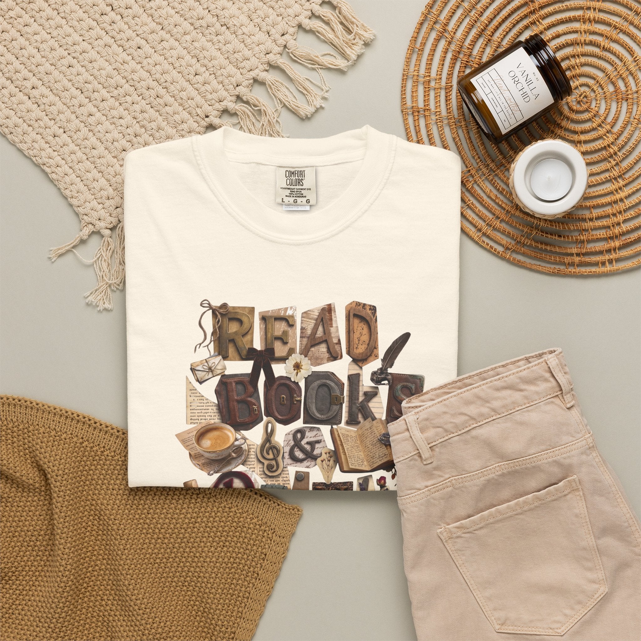 Read Books Drink Coffee T-Shirt | Book Lover Shirt | Coffee Lover Gift | Reader Tee | Bibliophile Shirt | Cozy Reading Aesthetic