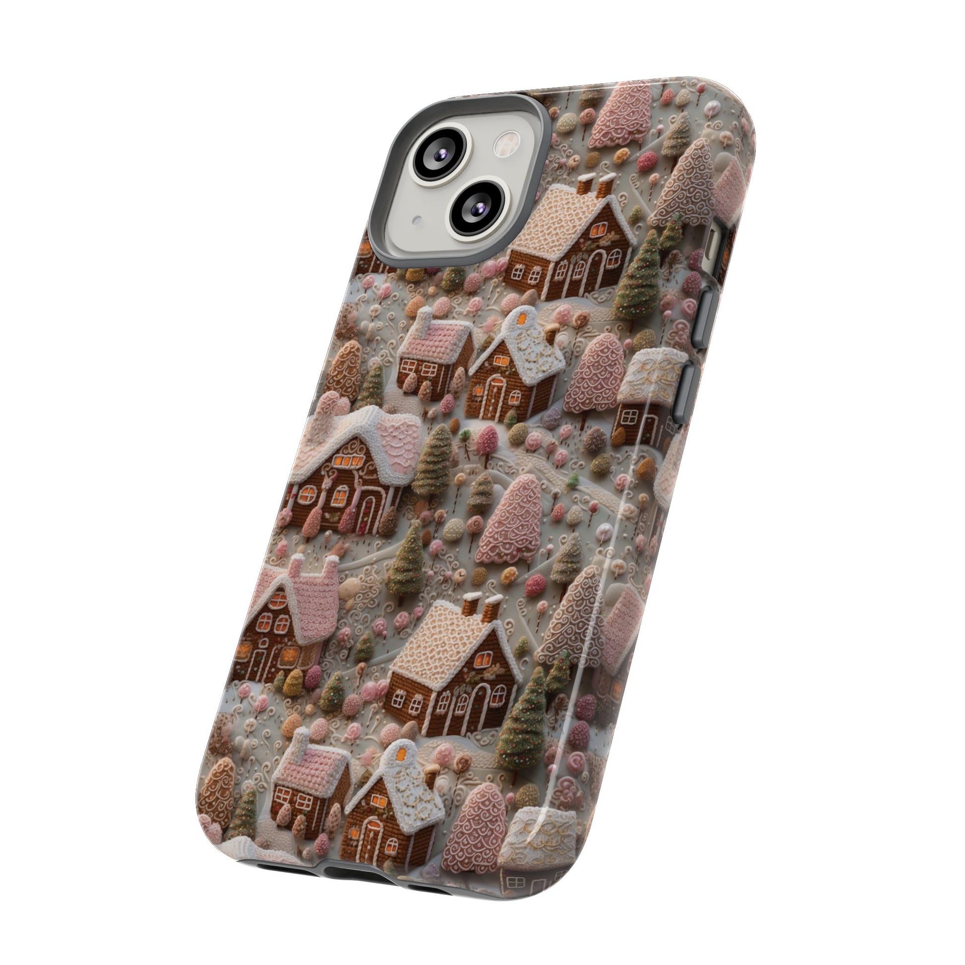 Gingerbread House 3D Phone Case Durable for iPhone Samsung Gift iPhone 15, 14, 13 Samsung Pixel Gift for Mom Accessory Gift for Her