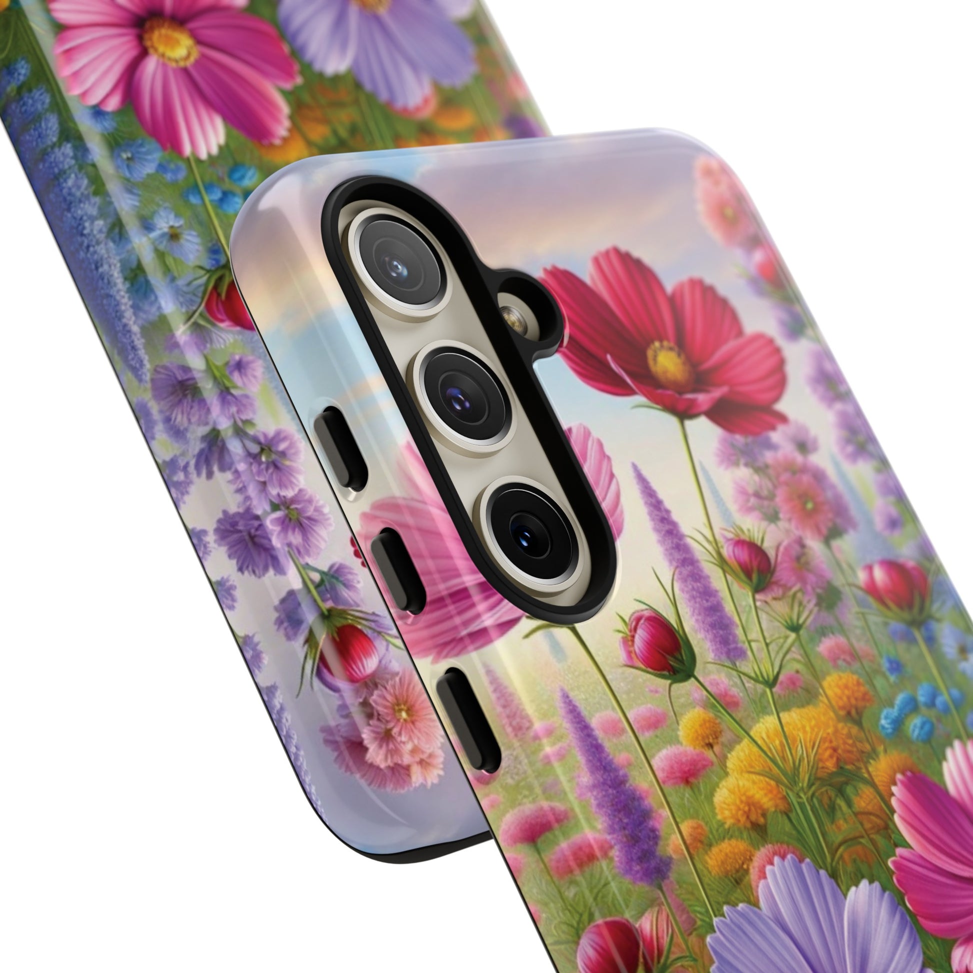 Bright Floral Phone Case Durable for iPhone Samsung Gift iPhone 15, 14, 13 Samsung Pixel Gift for Mom Accessory Gift for Her