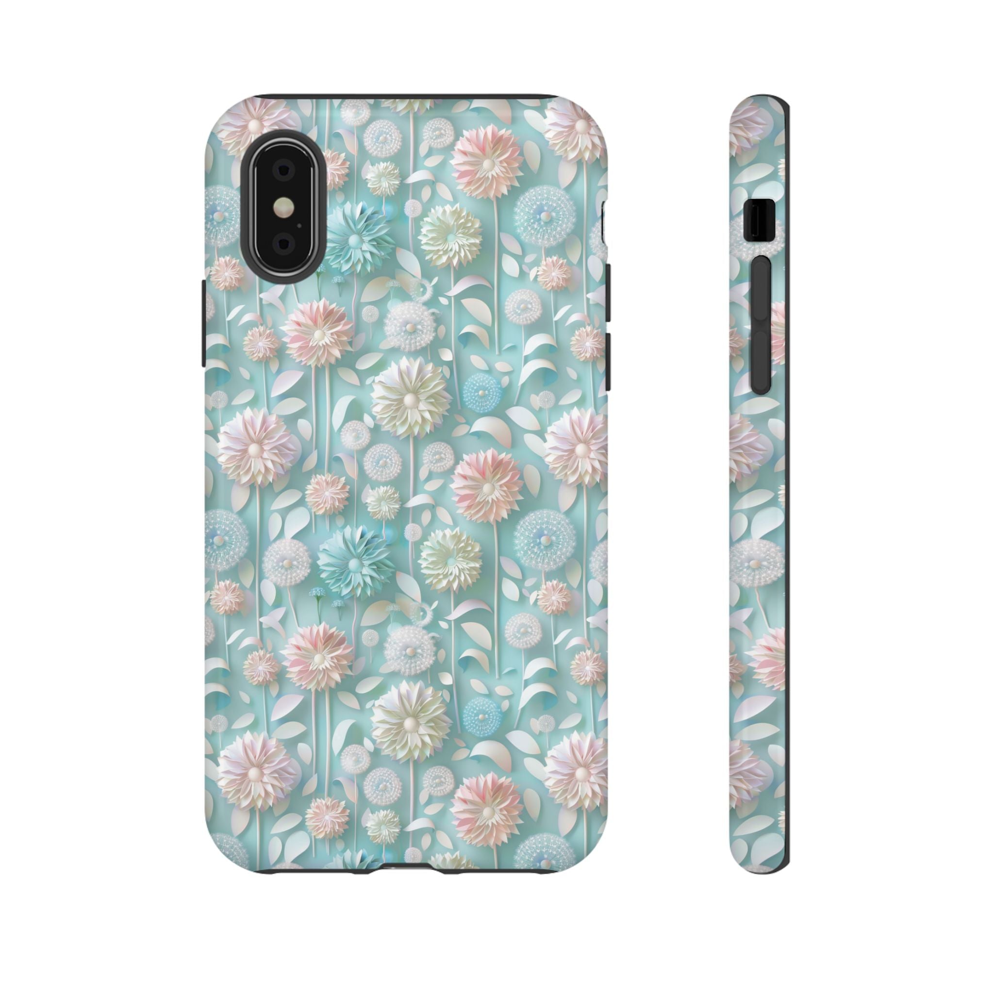 Pastel Floral Phone Case for iPhone & Samsung | Elegant and Slim Design with Shockproof Protection | Durable, Scratch-Resistant, and Lightweight | Stylish Accessory