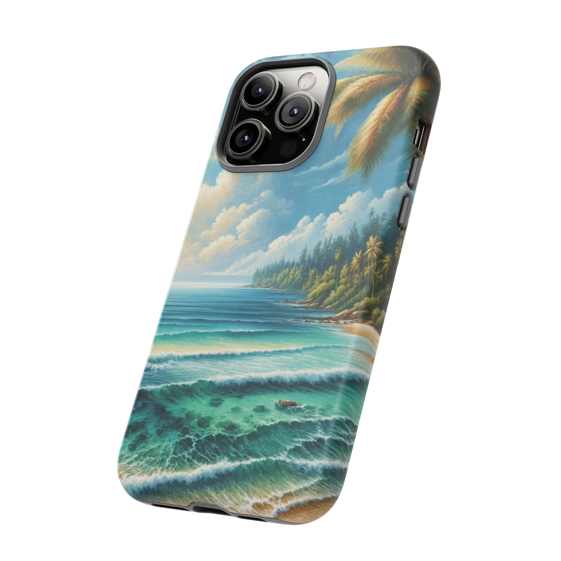 Coastal Serenity Ocean Beach View Protective Phone Case Gift for Her Phone 15, Samsung iPhone Samsung Gift for Her Case iPhone 15, Samsung iPhone Samsung Accessory Gift for Her.