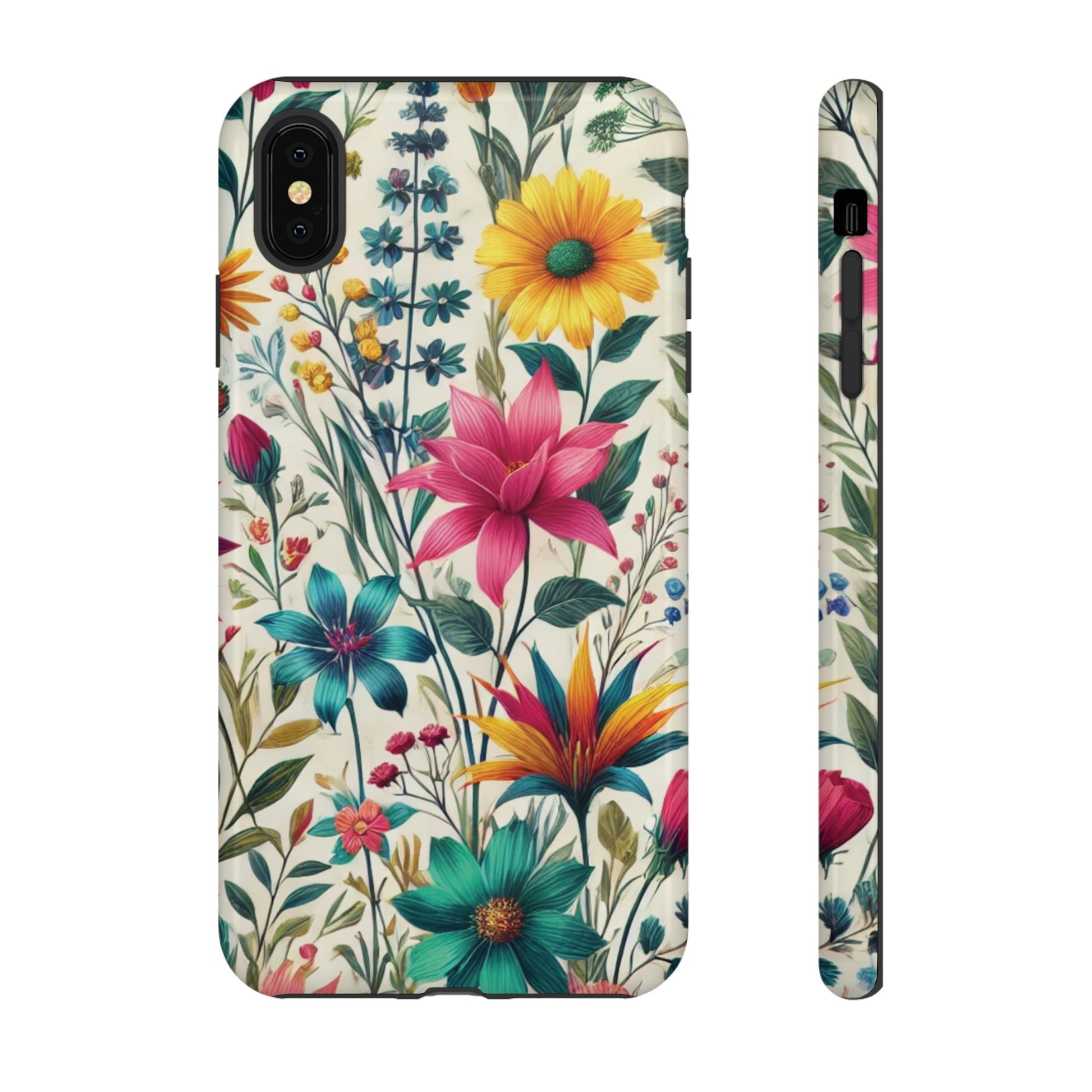 Wildflowers Boho Chic Design Phone Case - Stylish, Protective Cover for All Models Gift for Mom Accessory Gift for Her