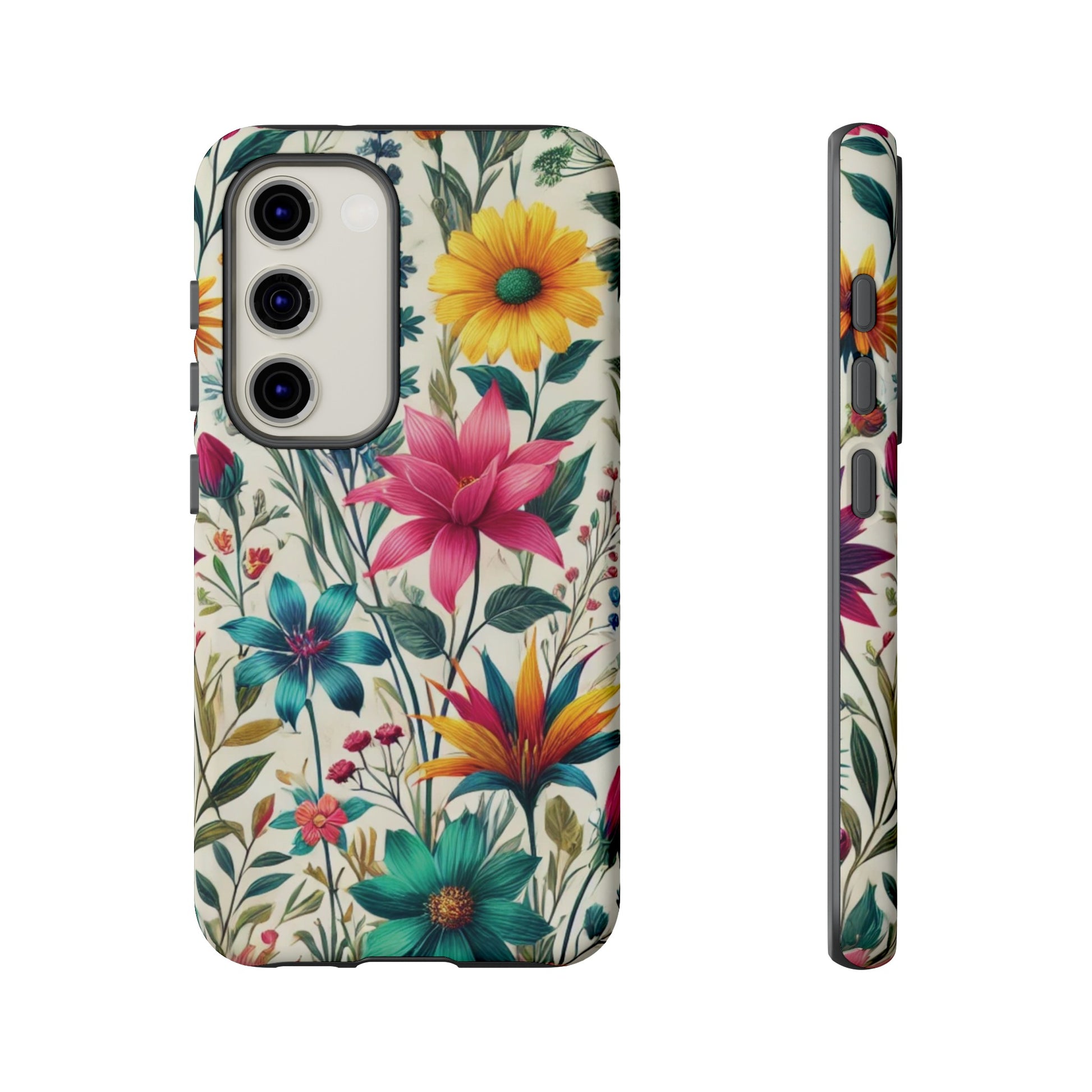 Wildflowers Boho Chic Design Phone Case - Stylish, Protective Cover for All Models Gift for Mom Accessory Gift for Her