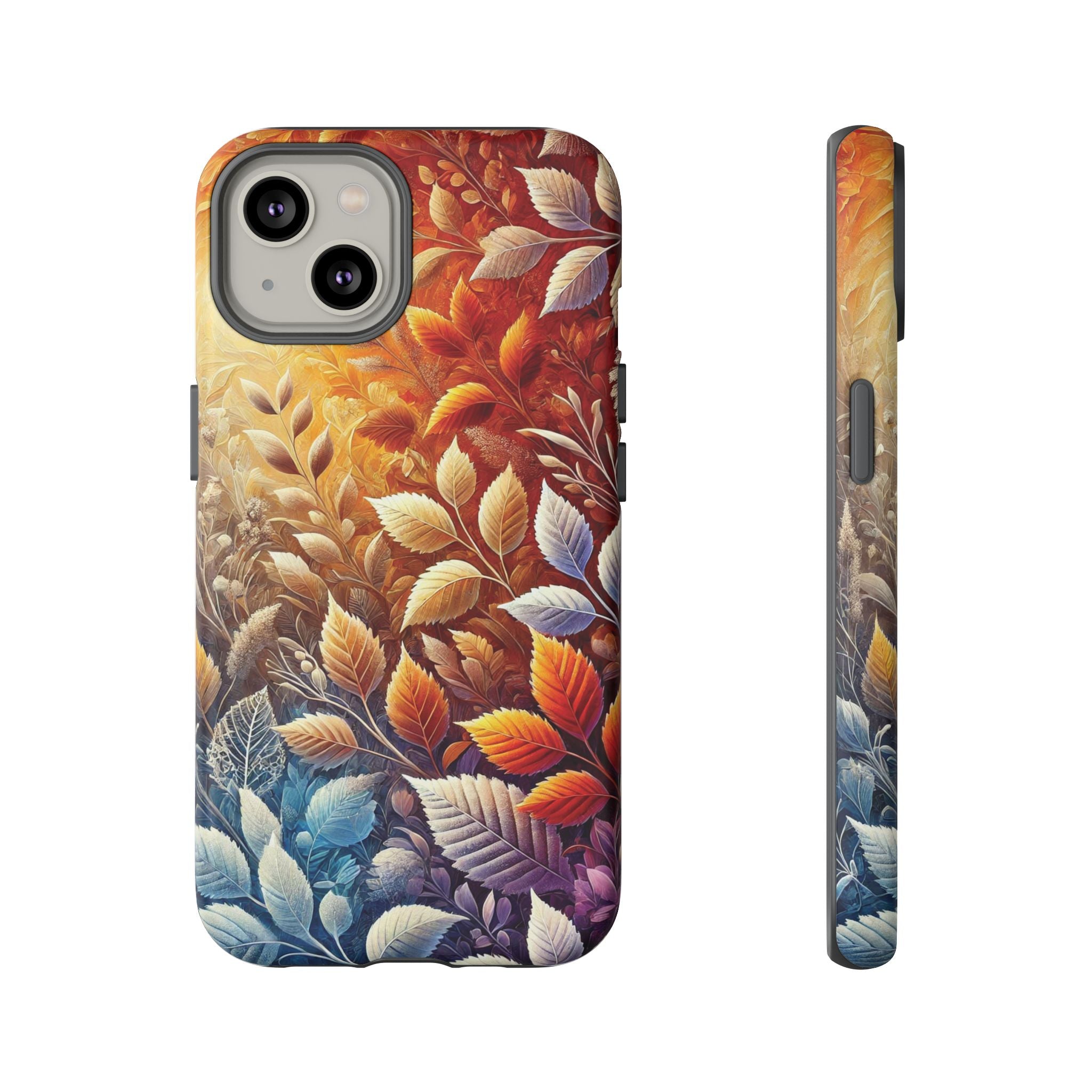 Beautiful Colorful Leaves Phone Case Vibrant Autumn Design for iPhone & Samsung, Durable Protection with Eye Catching Style, Perfect for Nature Lovers & Seasonal Charm Gift for Her