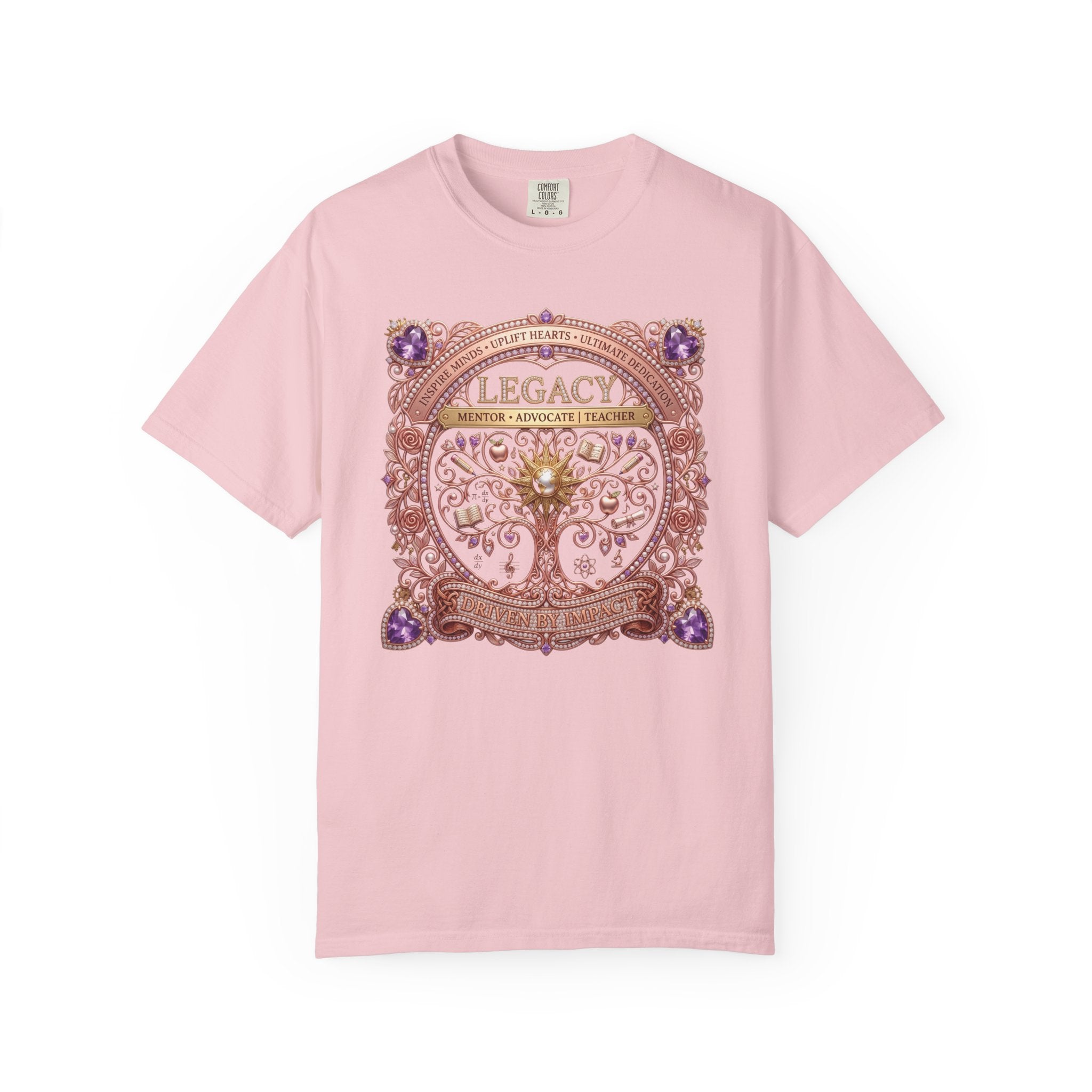 Teacher Driven by Impact Comfort Colors® T-Shirt | Inspirational Teacher Graphic TeeLegacy Family Tree T-Shirt Gift for her