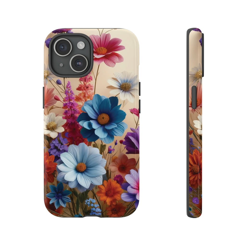 Best Phone Case Floral 3D Illusion Luxury Tough Case Floral Elegant Durable Stylish for Modern Devices iPhone 15, Samsung iPhone Samsung Accessory Gift for Her.