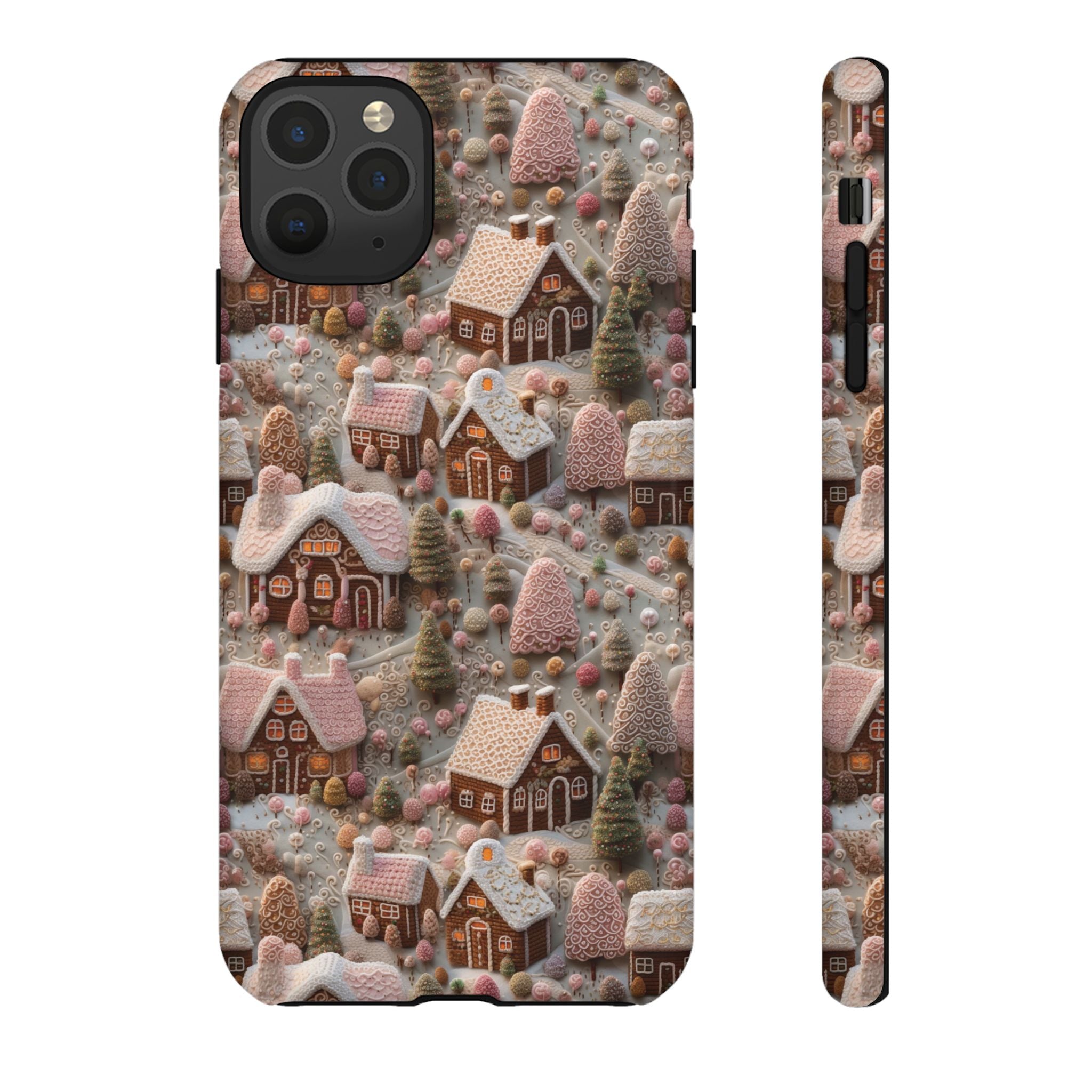 Gingerbread House 3D Phone Case Durable for iPhone Samsung Gift iPhone 15, 14, 13 Samsung Pixel Gift for Mom Accessory Gift for Her
