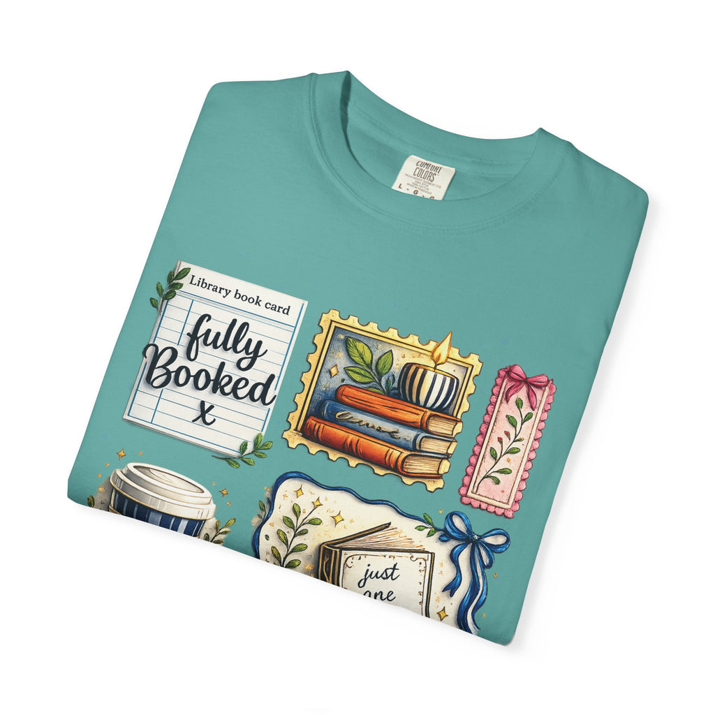 T-shirt Comfort Colors "Just One More Chapter & Coffee" – Confortable pour les amoureux des livres