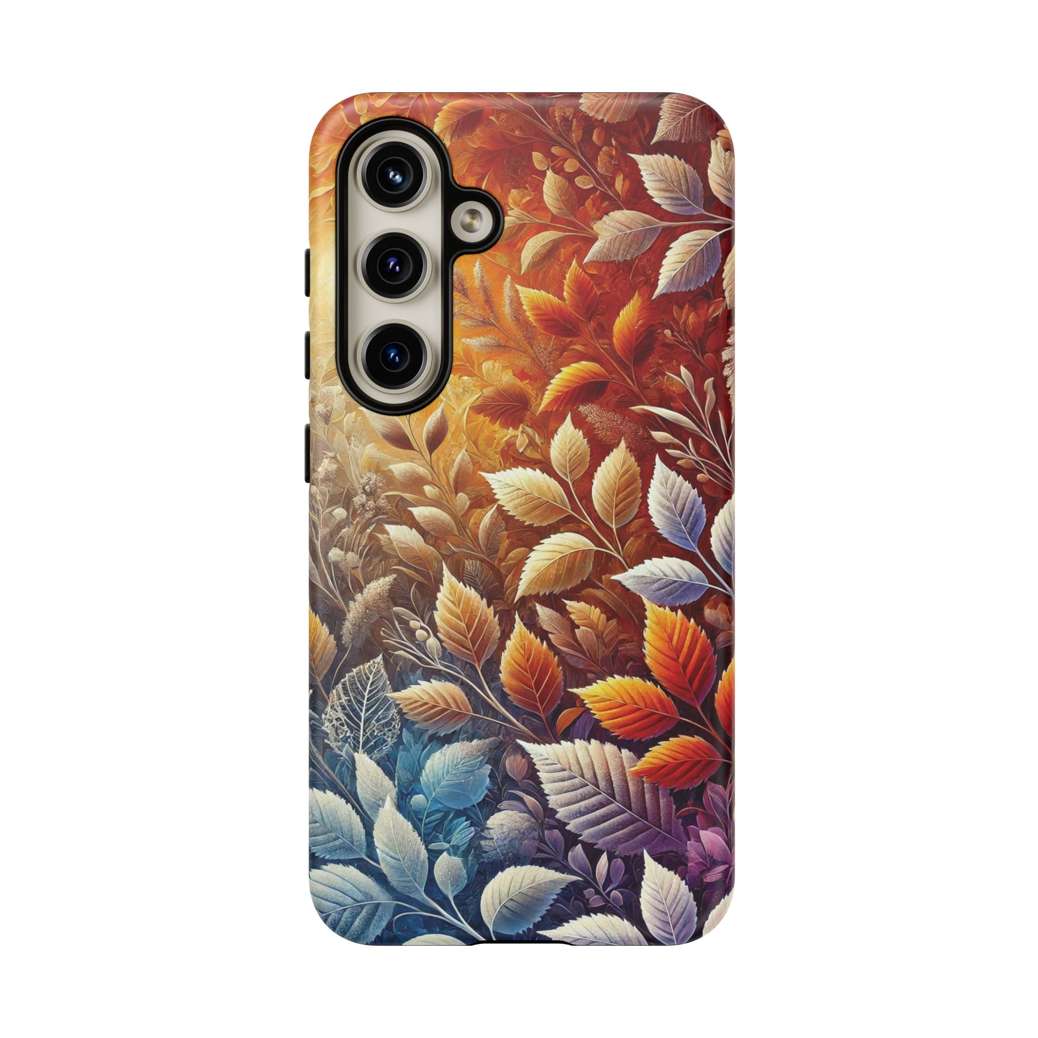 Beautiful Colorful Leaves Phone Case Vibrant Autumn Design for iPhone & Samsung, Durable Protection with Eye Catching Style, Perfect for Nature Lovers & Seasonal Charm Gift for Her