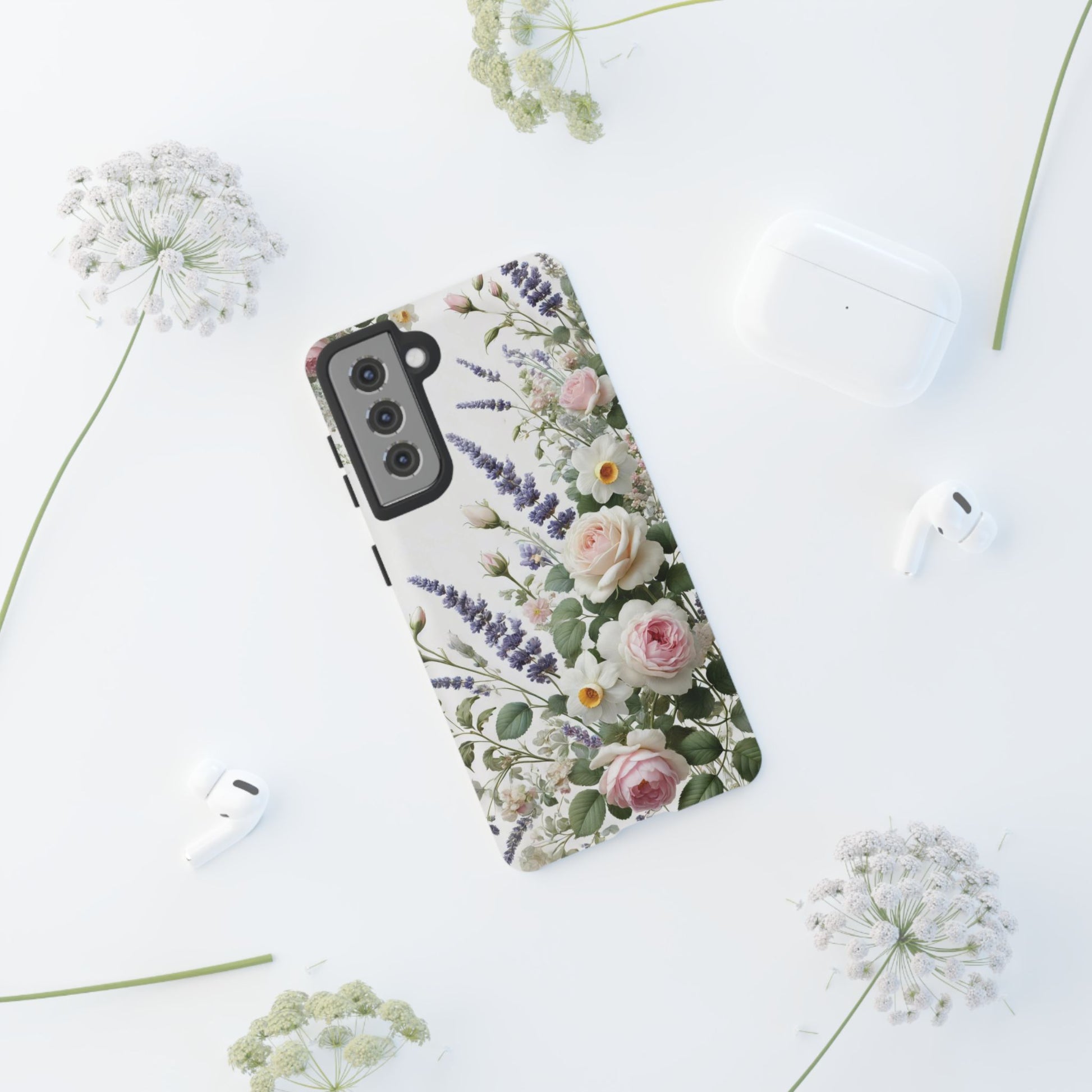 Boho Floral Fall Phone Case for iPhone 16 pro15 14 13 12  21 23 Samsung, and Pixel | Stylish Protective Cover Gift for Her Perfect for Floral Lover