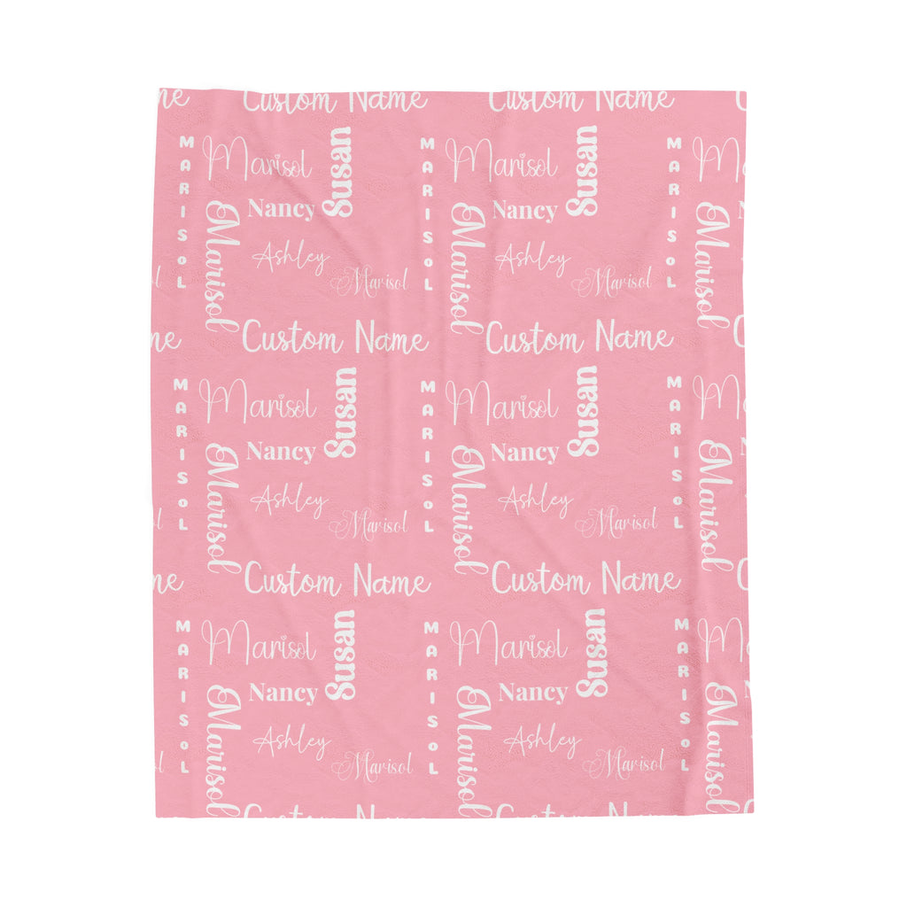 Best Velveteen Plush Blanket Personalized Throw Custom Name Design – Perfect Gift for Anyone – Ultra-Soft and Cozy Comfort Housewarming Gift Birthday - MRSBYVALLE