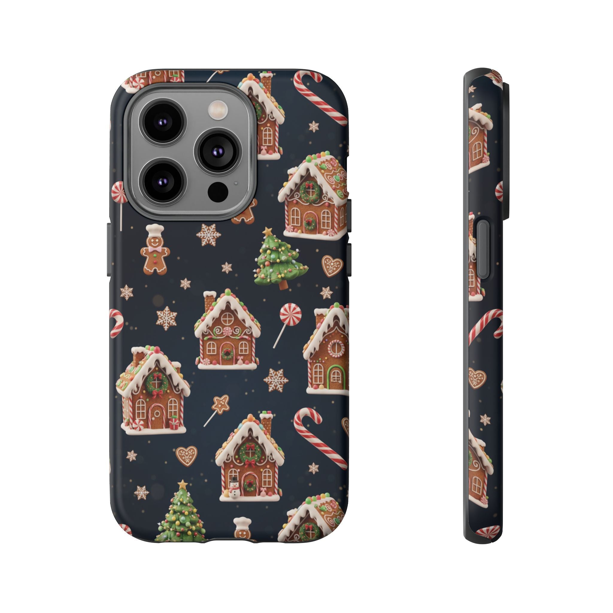 3D Gingerbread House Christmas Phone Case | Premium Holiday Gift Cover for iPhone 17, iPhone, and Samsung Galaxy Gift for Her or Him