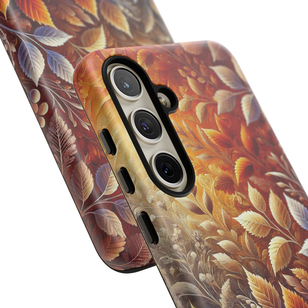 Beautiful Colorful Leaves Phone Case Vibrant Autumn Design for iPhone & Samsung, Durable Protection with Eye Catching Style, Perfect for Nature Lovers & Seasonal Charm Gift for Her