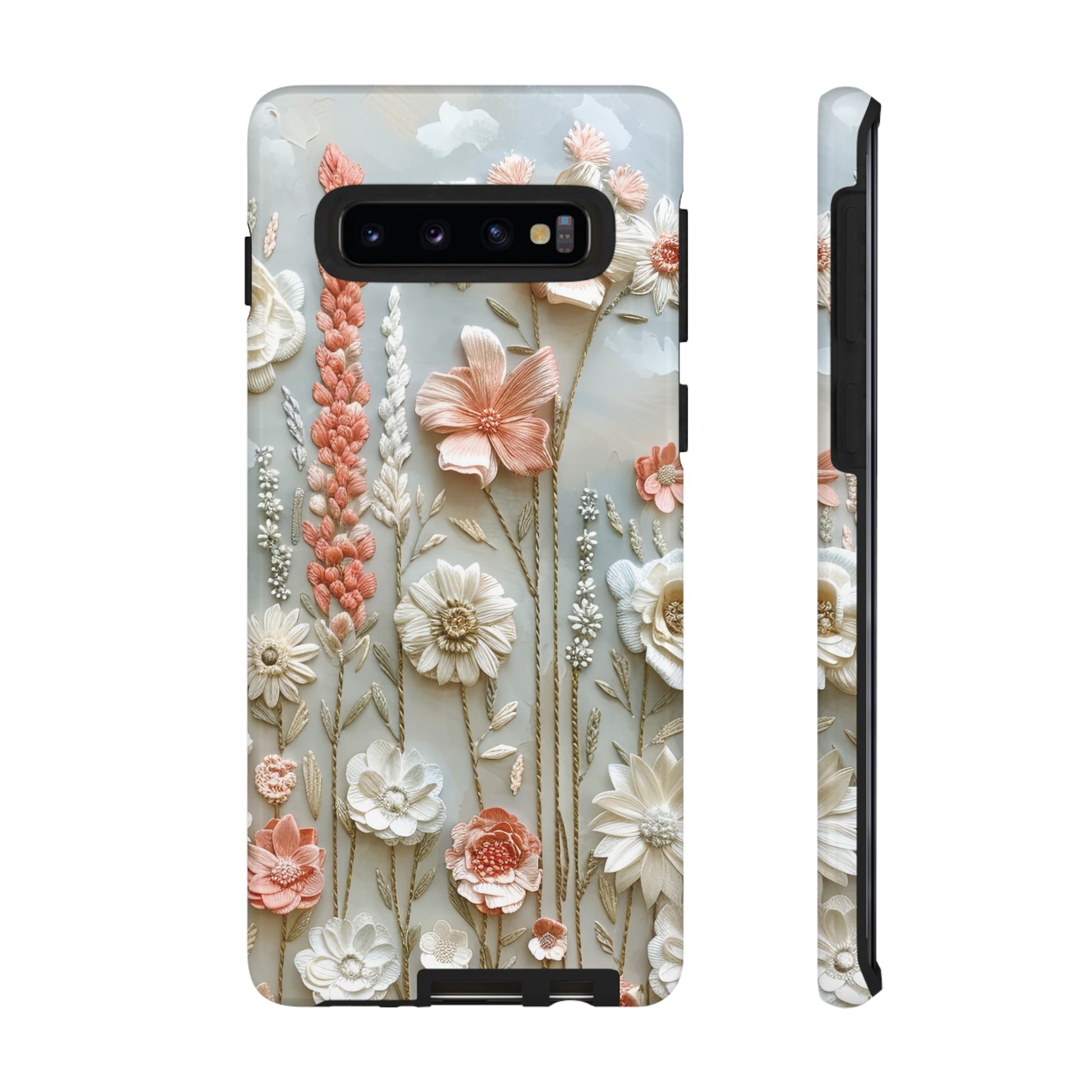 Pastel Wildflowers Protective Phone Case Gift for Her Phone 15, Samsung iPhone Samsung Gift for Her Case iPhone 15, Samsung iPhone Samsung Accessory Gift for Her