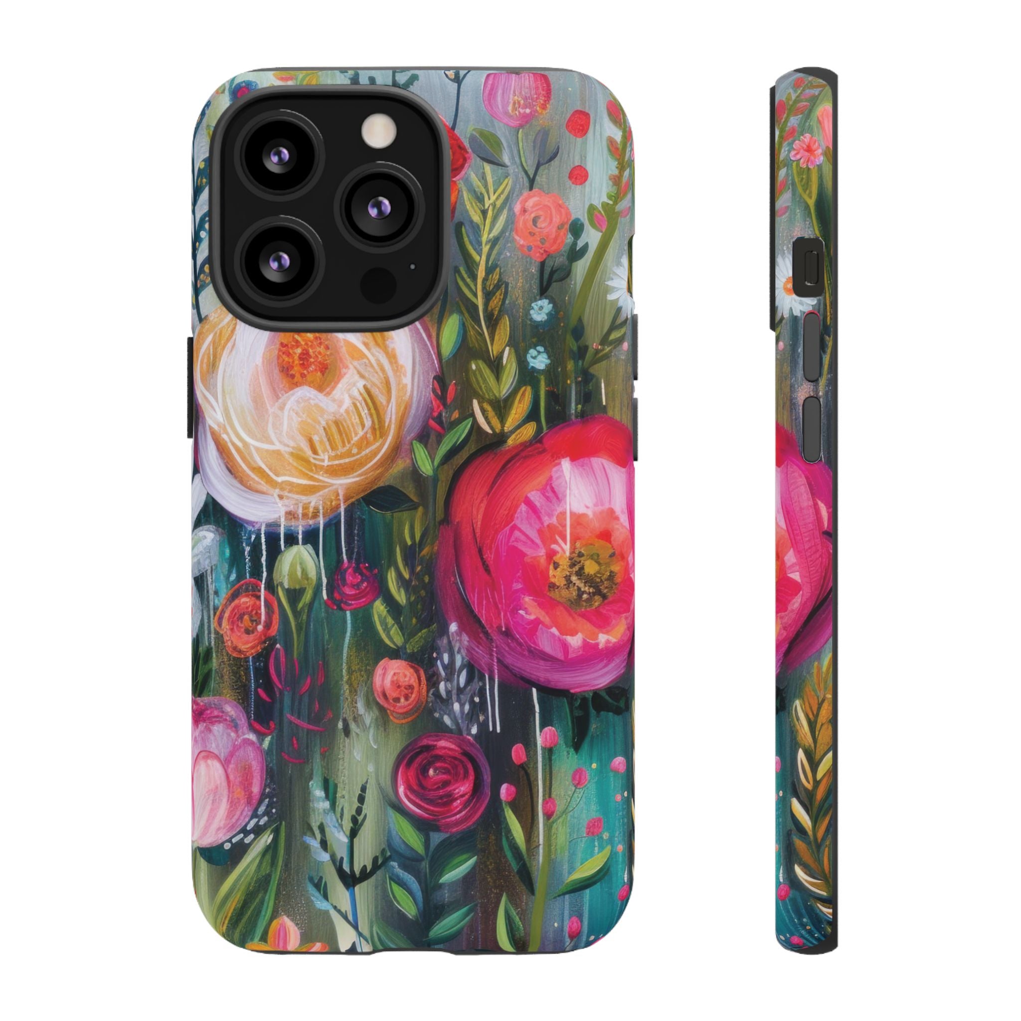 Watercolor Boho Floral Phone Case for iPhone 17 case Samsung, and Pixel | Stylish Protective Cover Gift for Her Perfect for Floral Lover