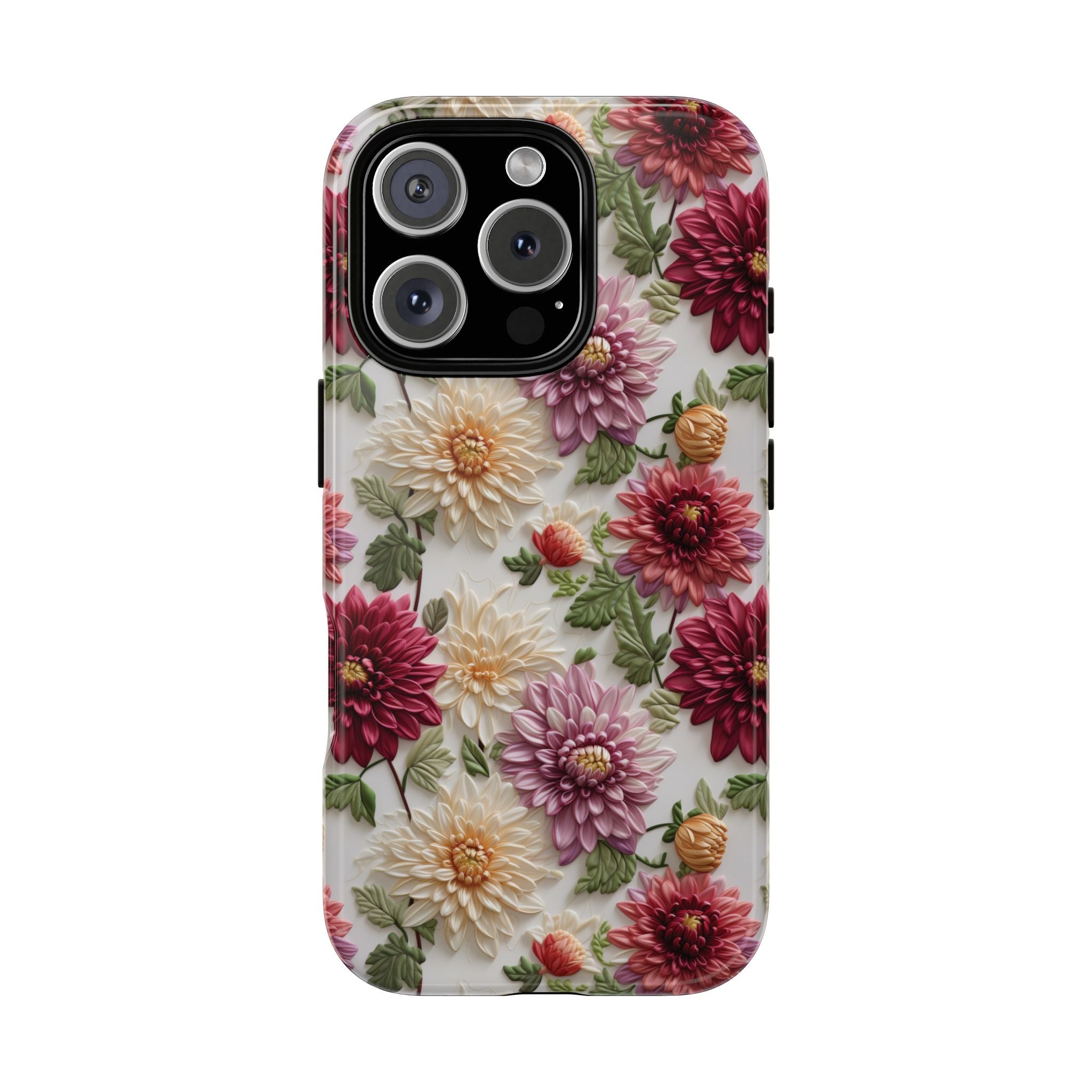 Floral Fall Phone Case for iPhone 16 pro15 14 13 12  21 23 Samsung, and Pixel | Stylish Protective Cover Gift for Her Perfect for Floral Lover - MRSBYVALLE
