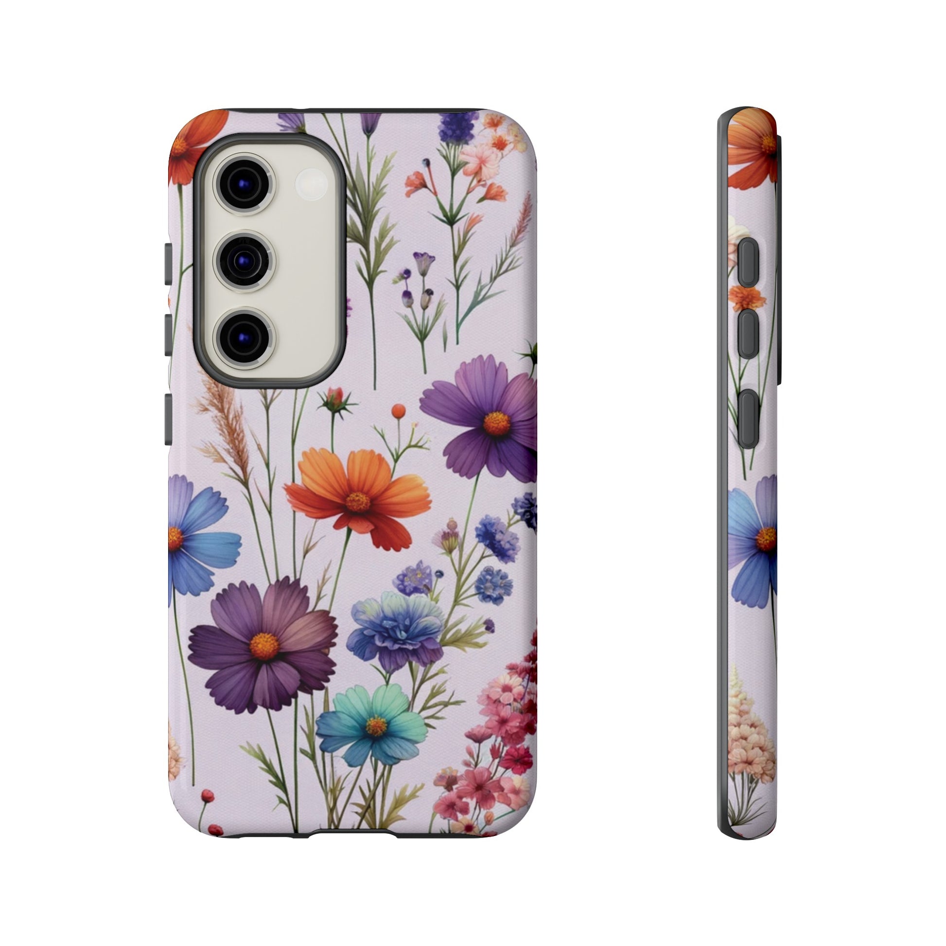 Lavender Wildflowers Protective Phone Case Gift for Her Phone 15, Samsung iPhone Samsung Gift for Her Case iPhone 15, Samsung iPhone Samsung Accessory Gift for Her.