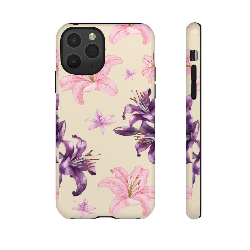 Blooming Tiger Lily Phone Case - Compatible with iPhone, Samsung, and Pixel | Stylish Protective Cover Gift for Her Perfect for Floral Lover