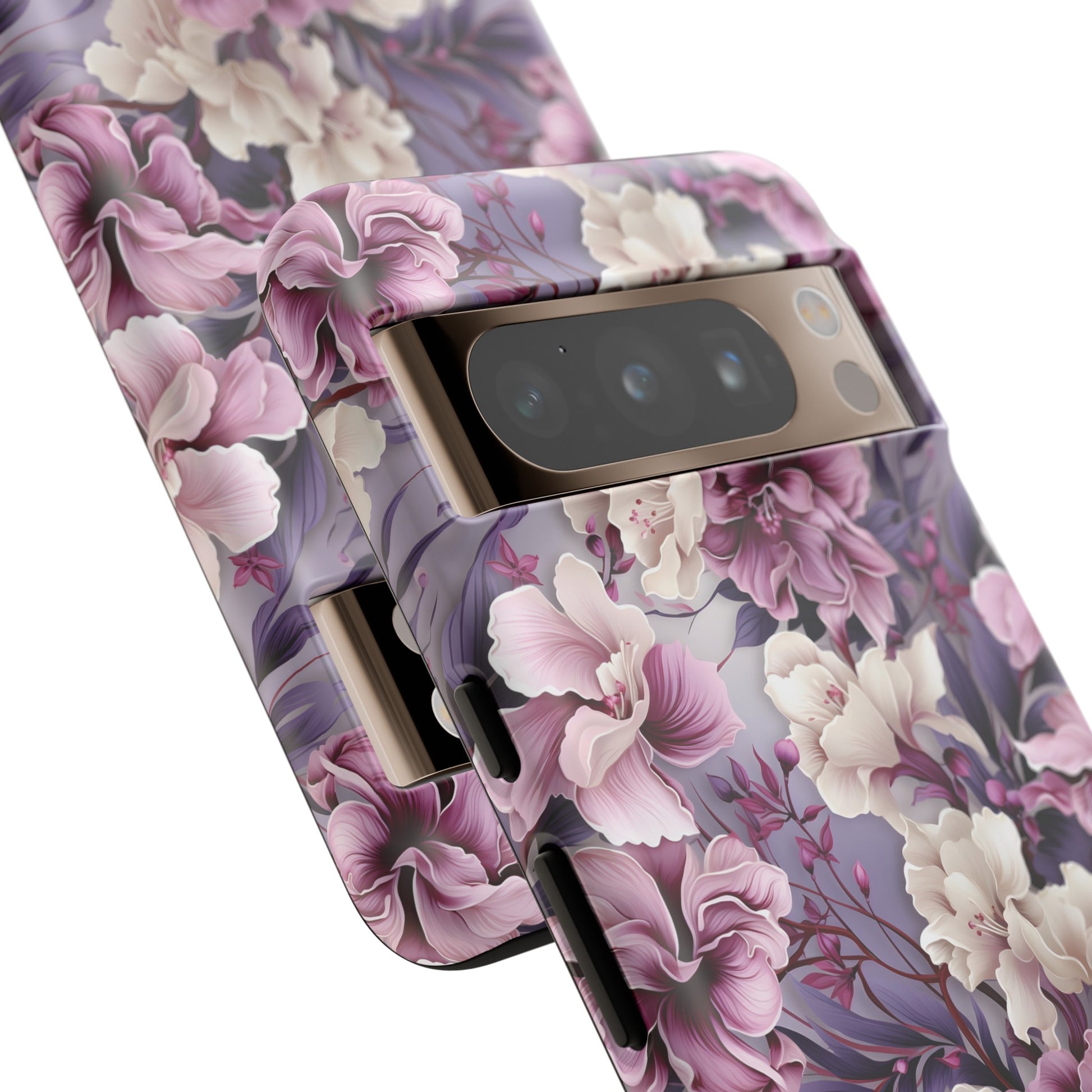 Lavender Flowers Protective Phone Case Gift for Her Phone 15, Samsung iPhone Samsung Gift for Her Case iPhone 15, Samsung